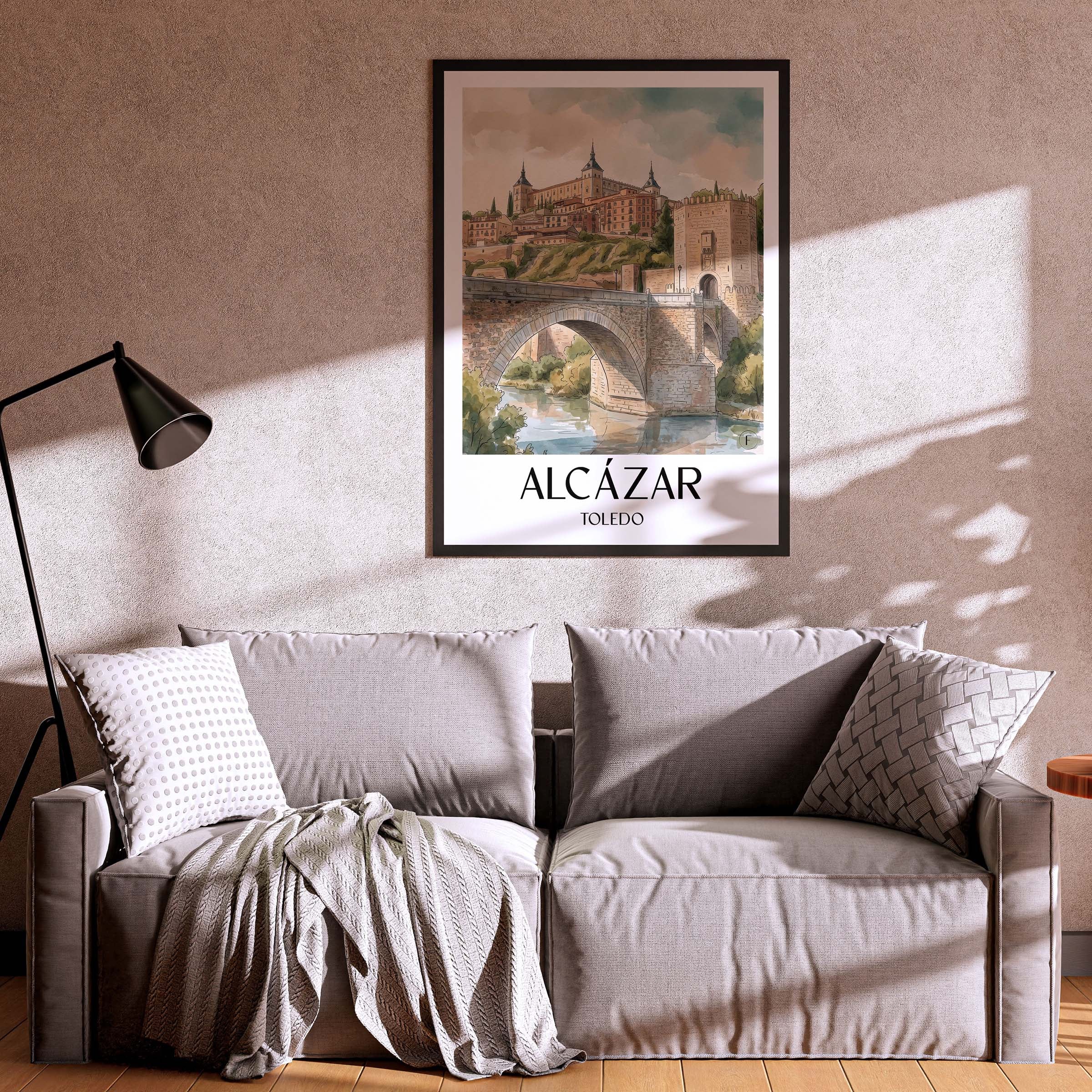 alcázar--toledo-spanien-poster-aquarell