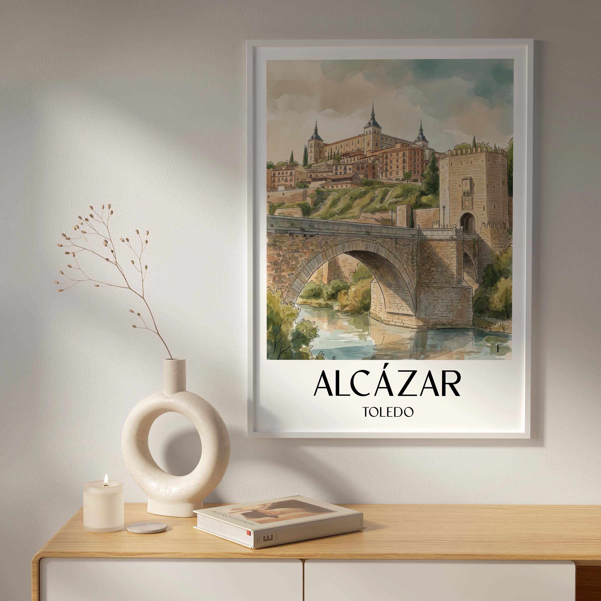 alcázar--toledo-spanien-poster-aquarell
