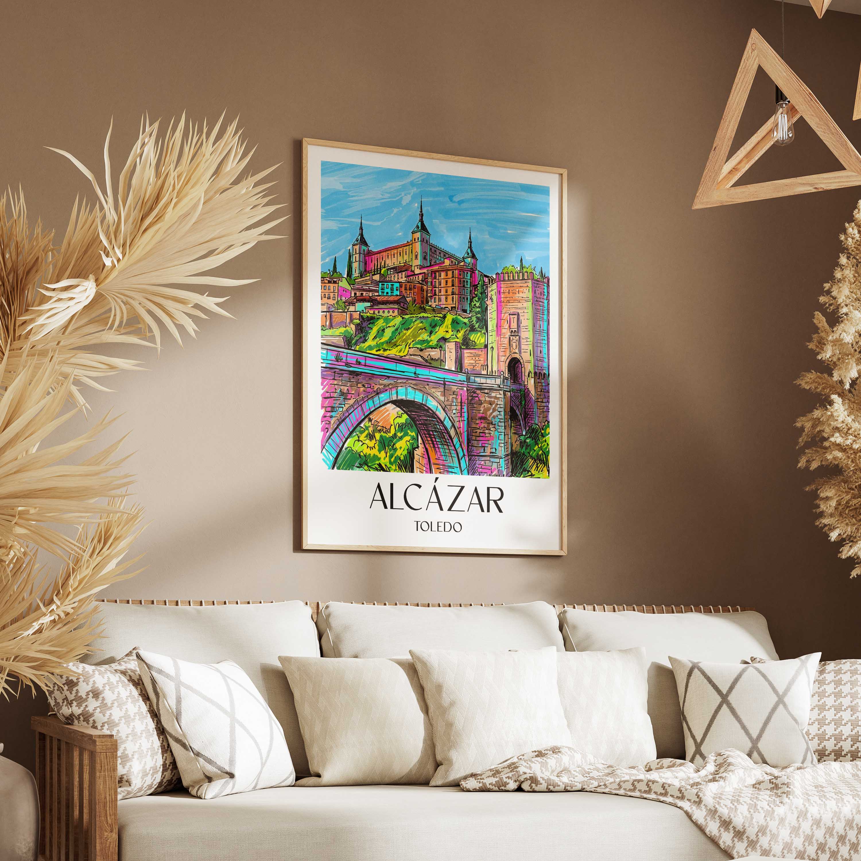alcázar--toledo-spanien-poster-graffiti