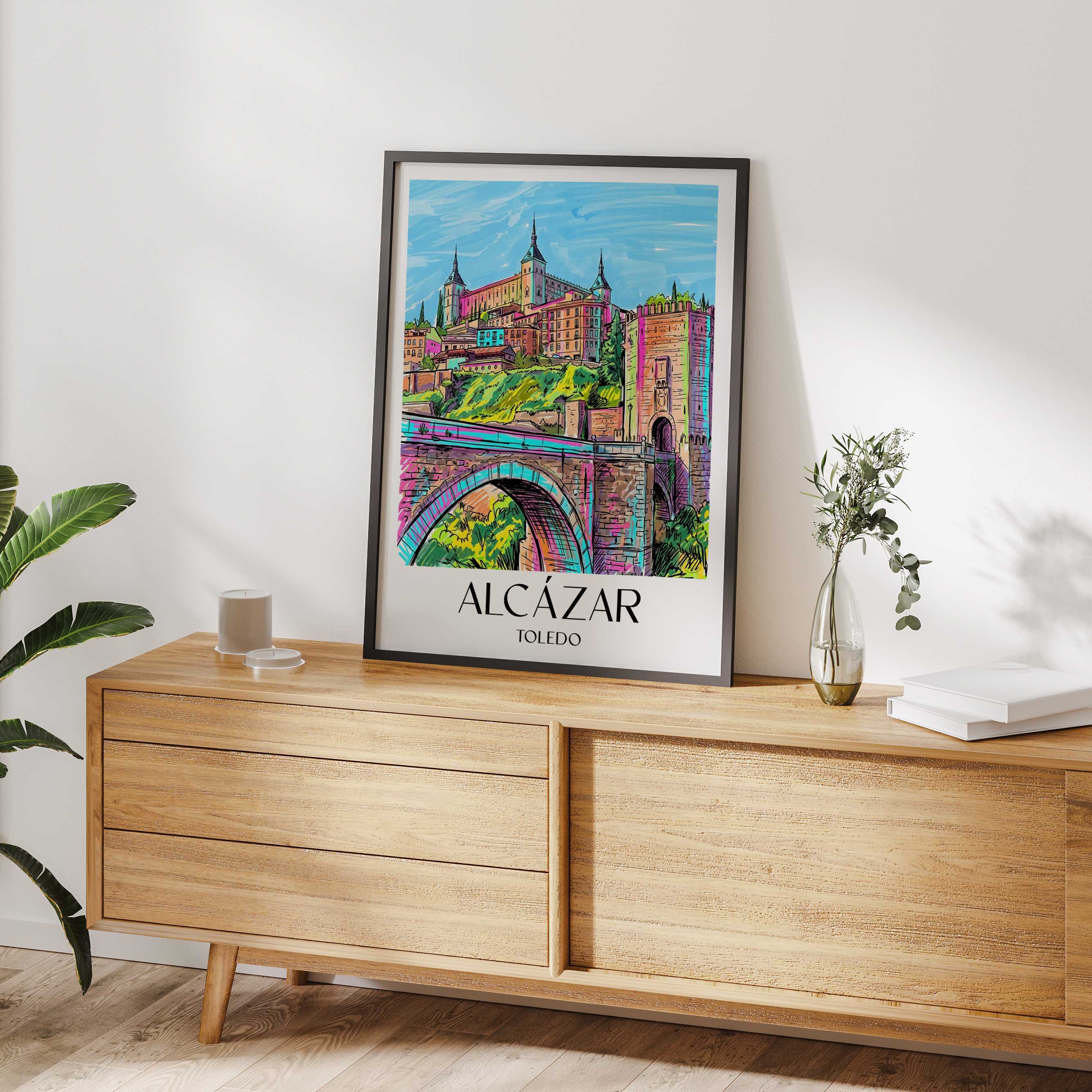 alcázar--toledo-spanien-poster-graffiti