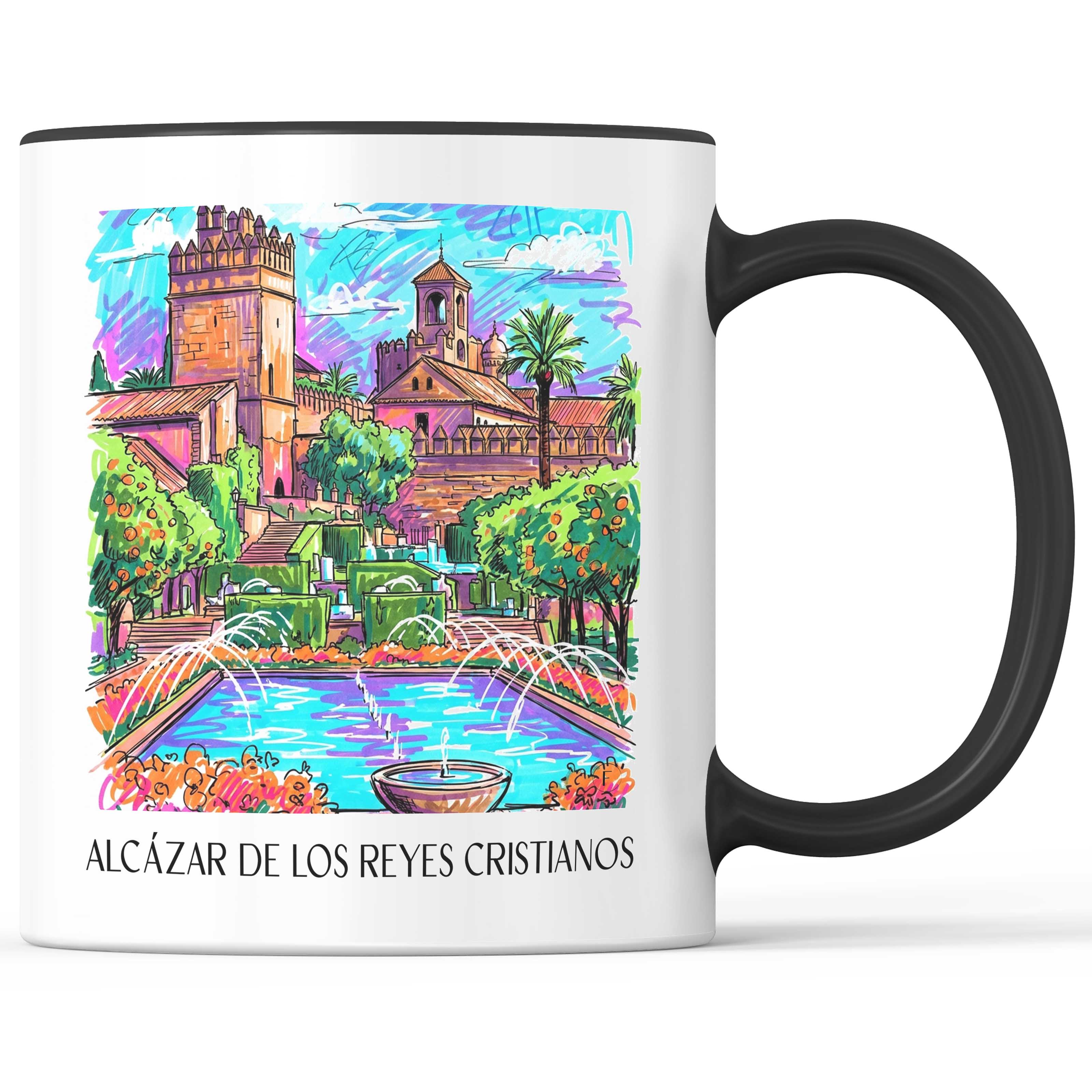 alcázar-de-los-reyes-cristianos-córdoba-spanien-kaffeebecher-graffiti