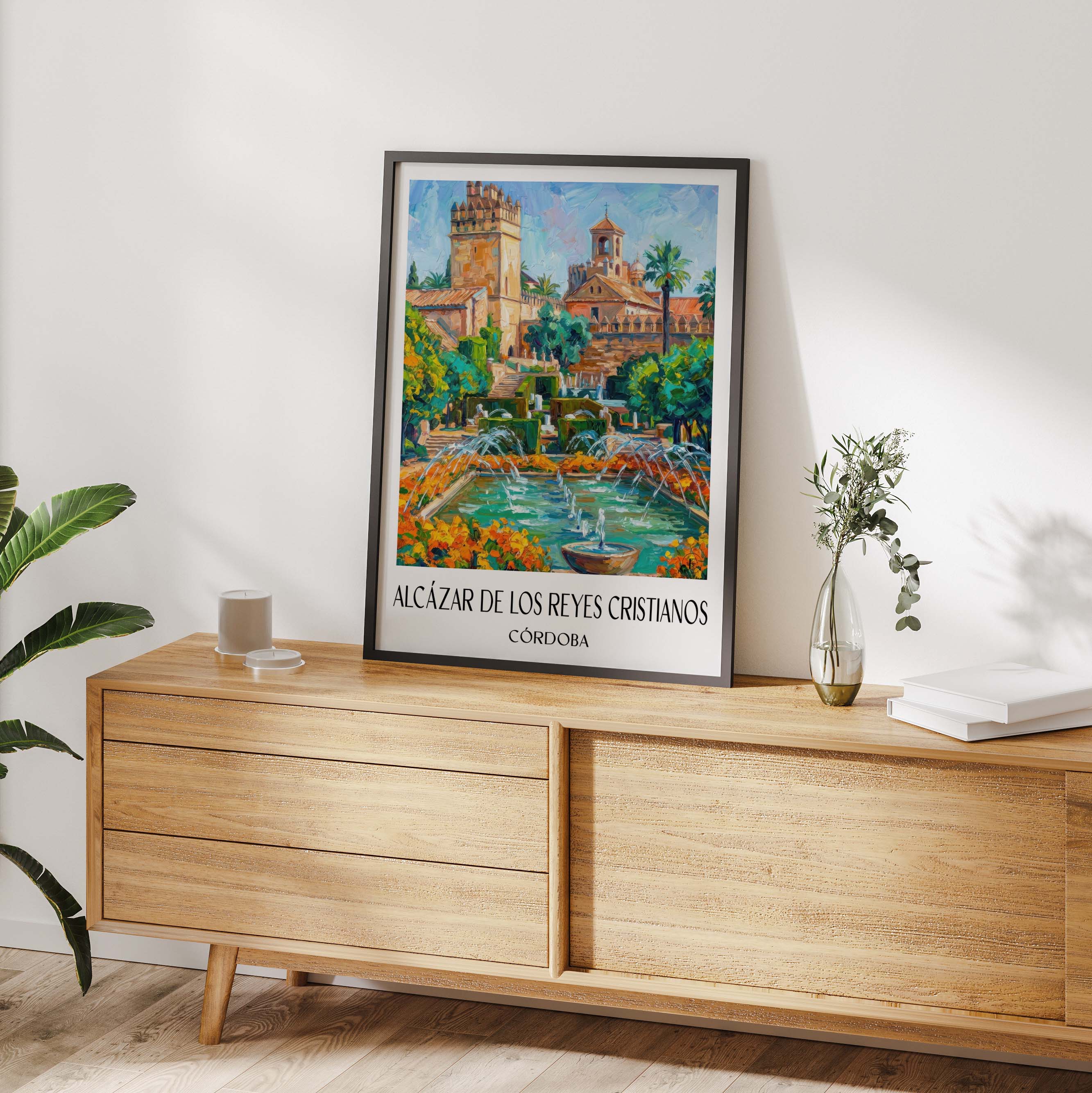 alcázar-de-los-reyes-cristianos-córdoba-spanien-poster-oil-painting-oelgemaelde