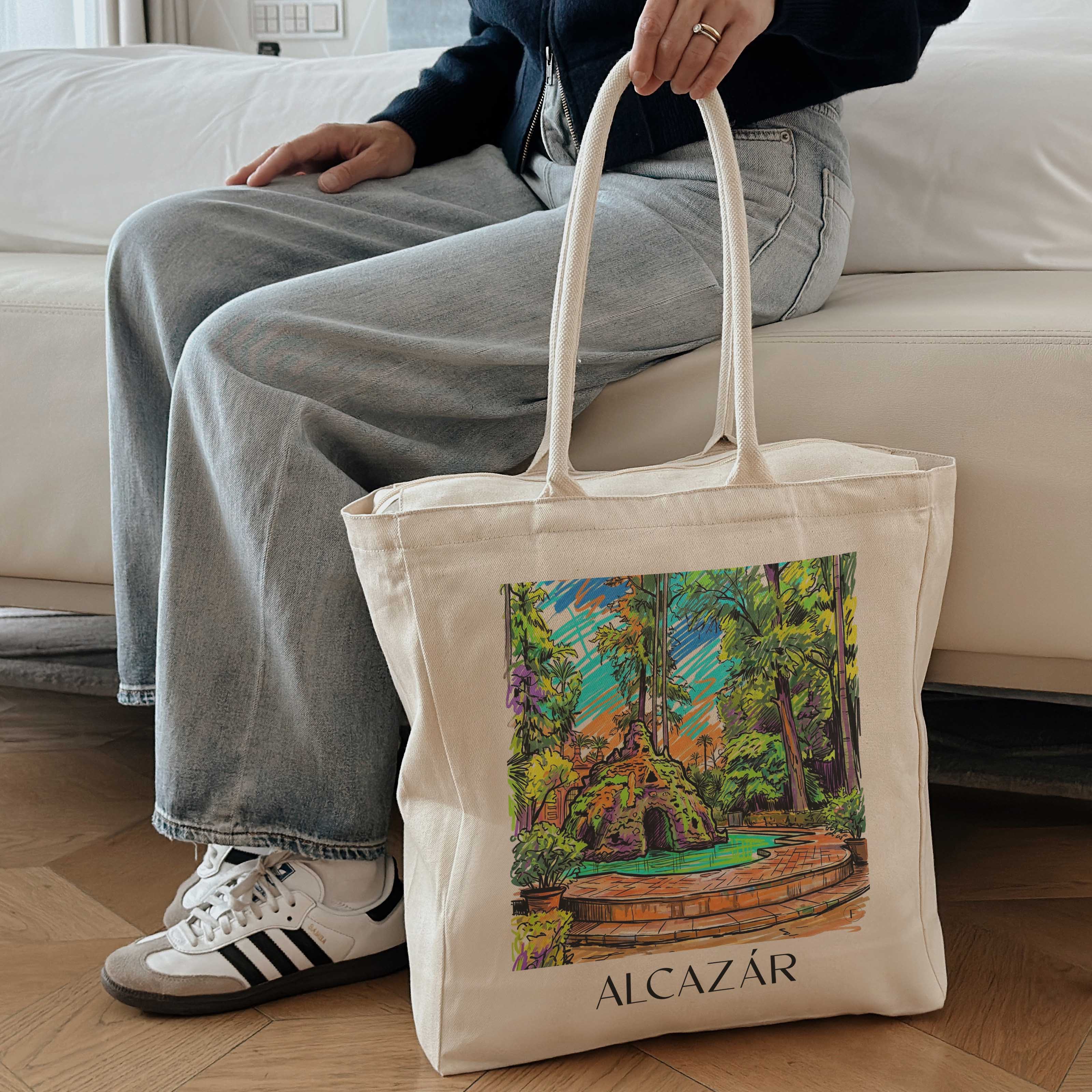alcazár-sevilla-spanien-einkaufstasche-graffiti