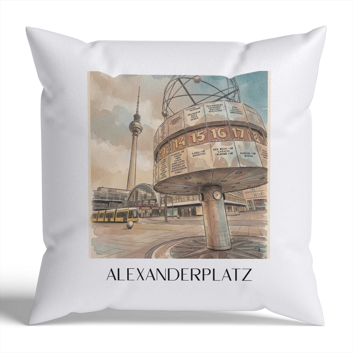 alexanderplatz-berlin-deutschland-kissenbezug-aquarell