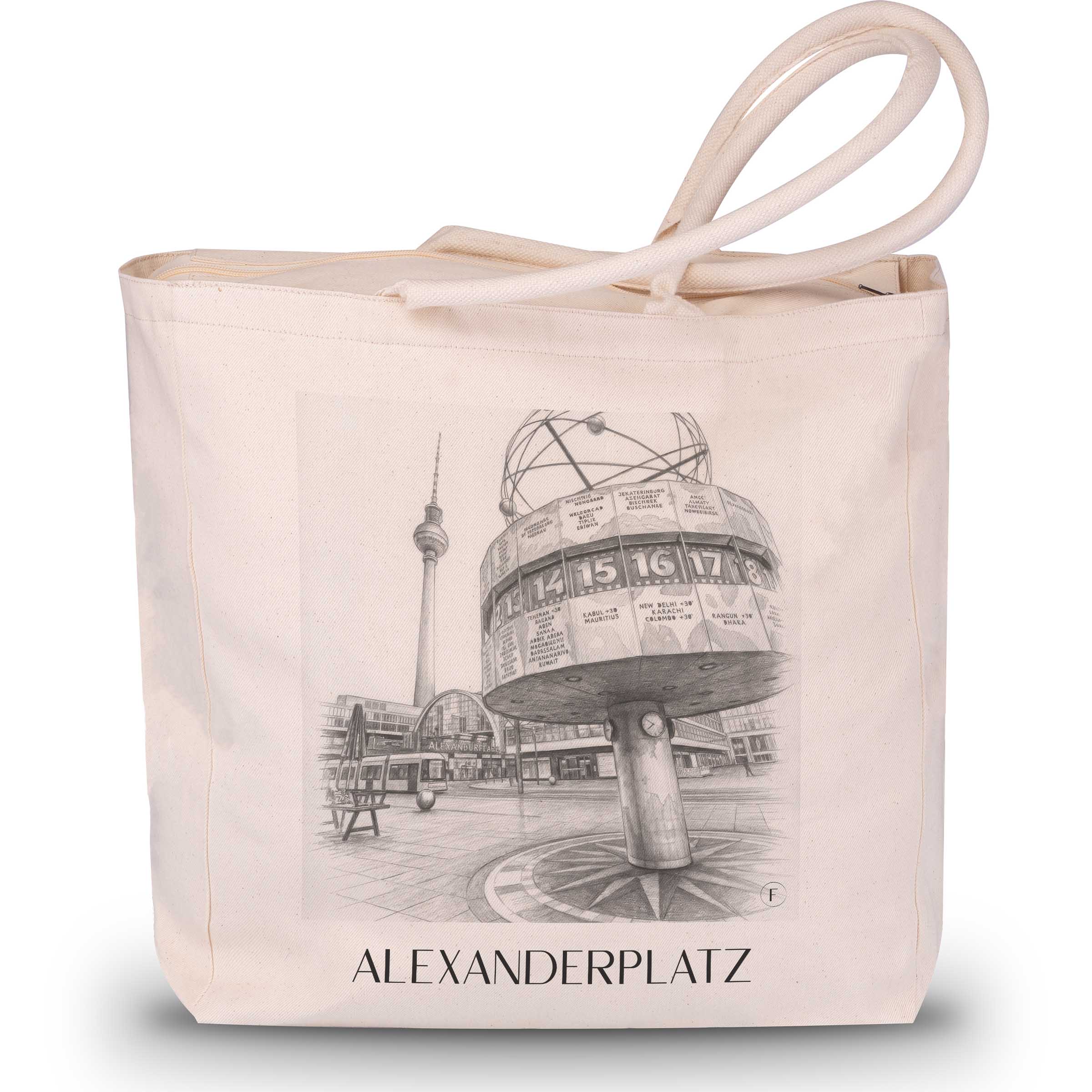 alexanderplatz-berlin-deutschland-einkaufstasche-bleistift-zeichnung-drawing