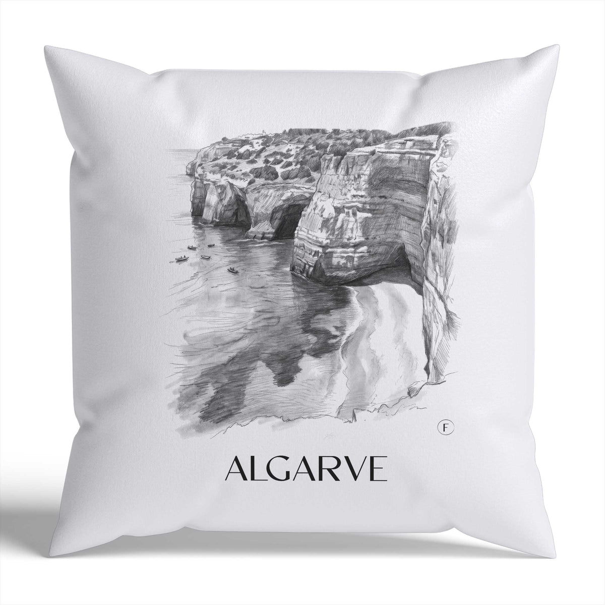 algarve-portugal-portugal-kissenbezug-bleistift-zeichnung-drawing