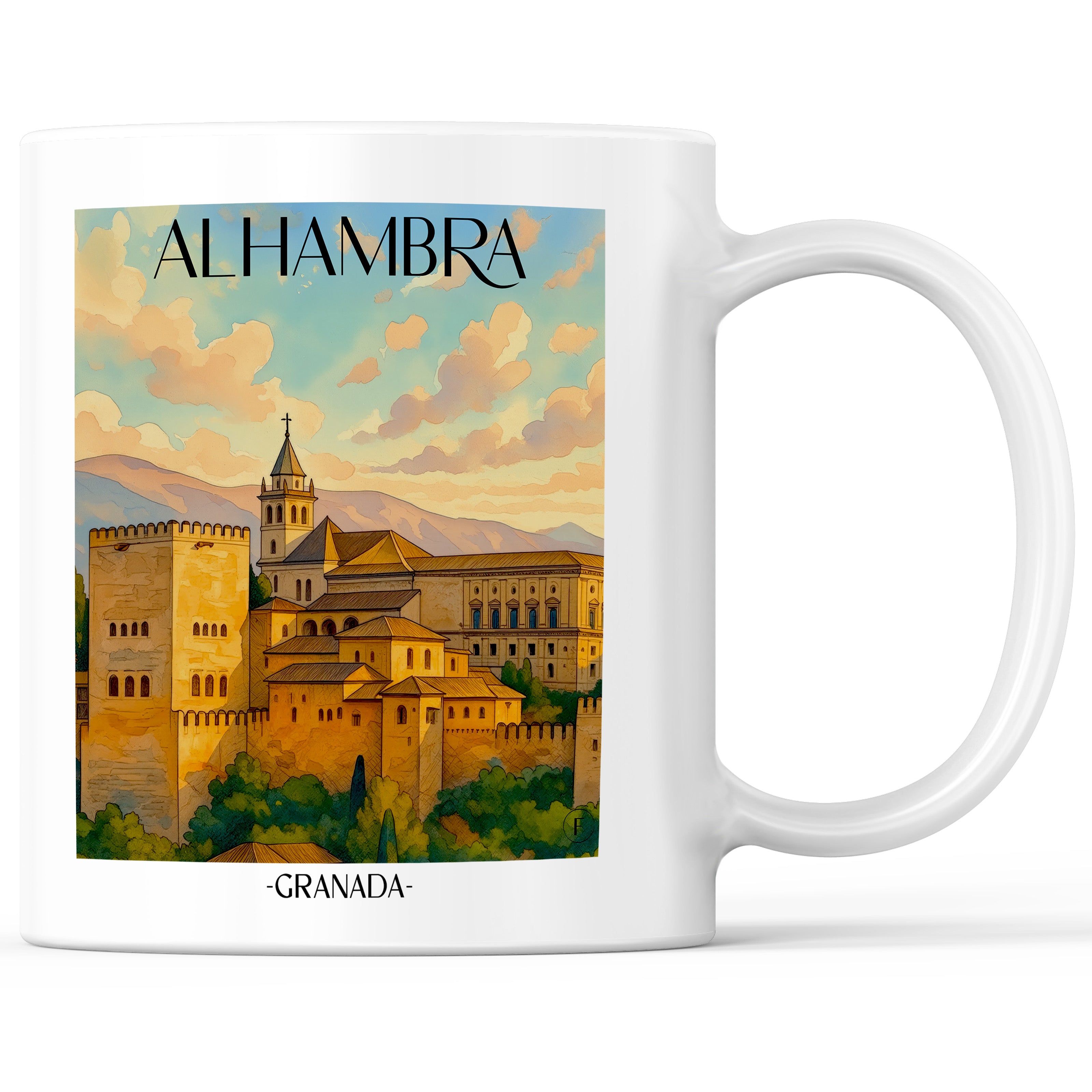 alhambra-granada-spanien-einkaufstasche-aquarell