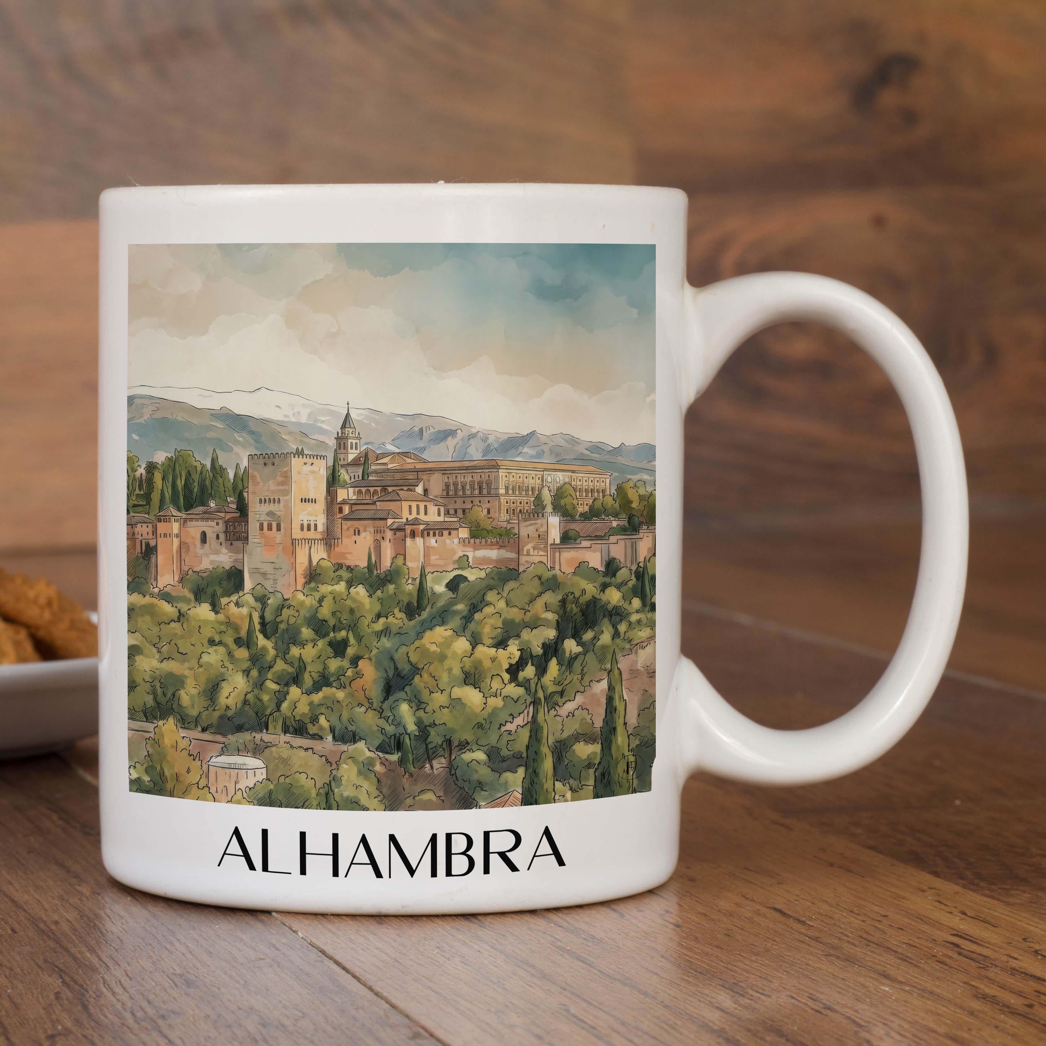 alhambra-granada-spanien-kaffeebecher-aquarell