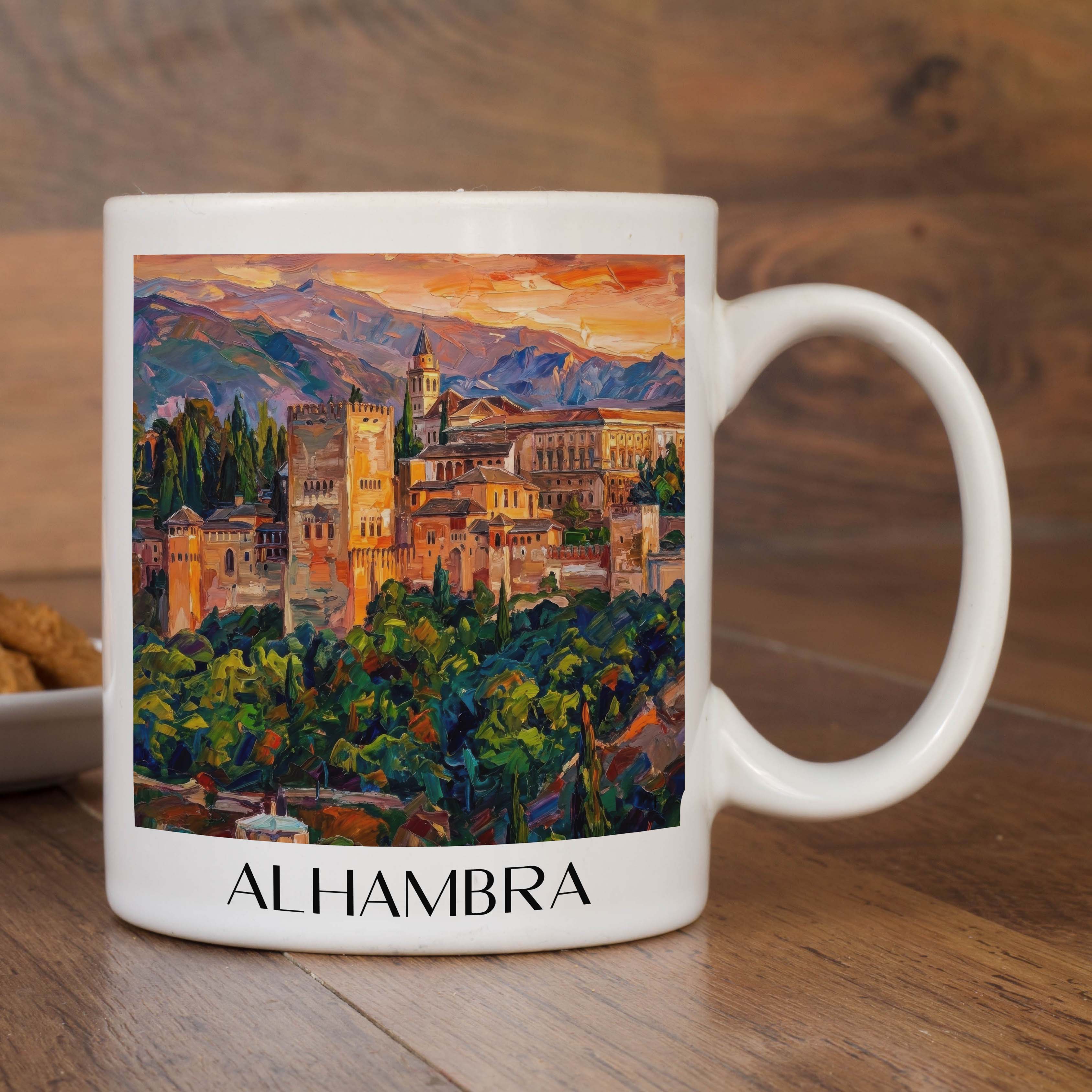 alhambra-granada-spanien-kaffeebecher-oil-painting-oelgemaelde