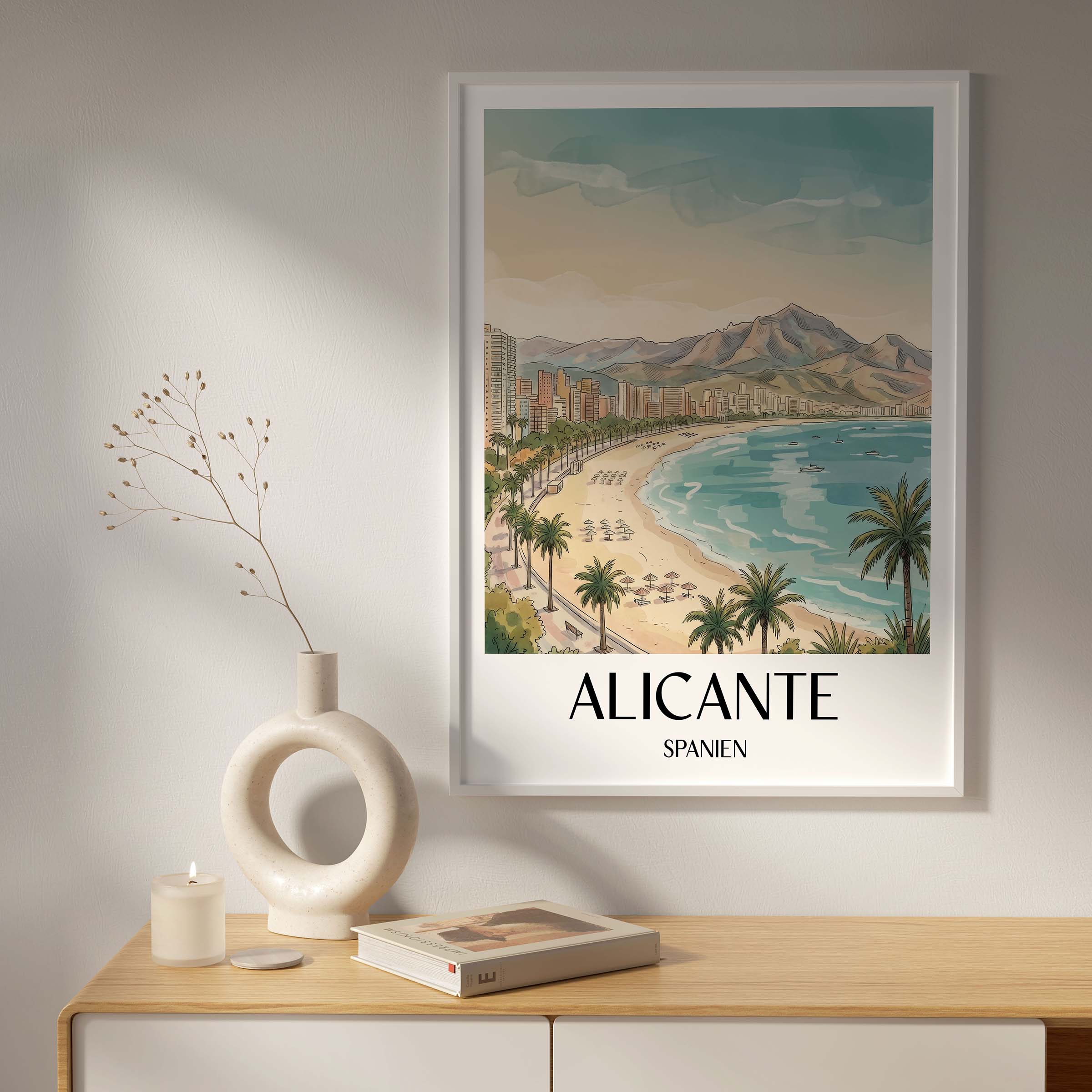 alicante-spanien-spanien-poster-aquarell
