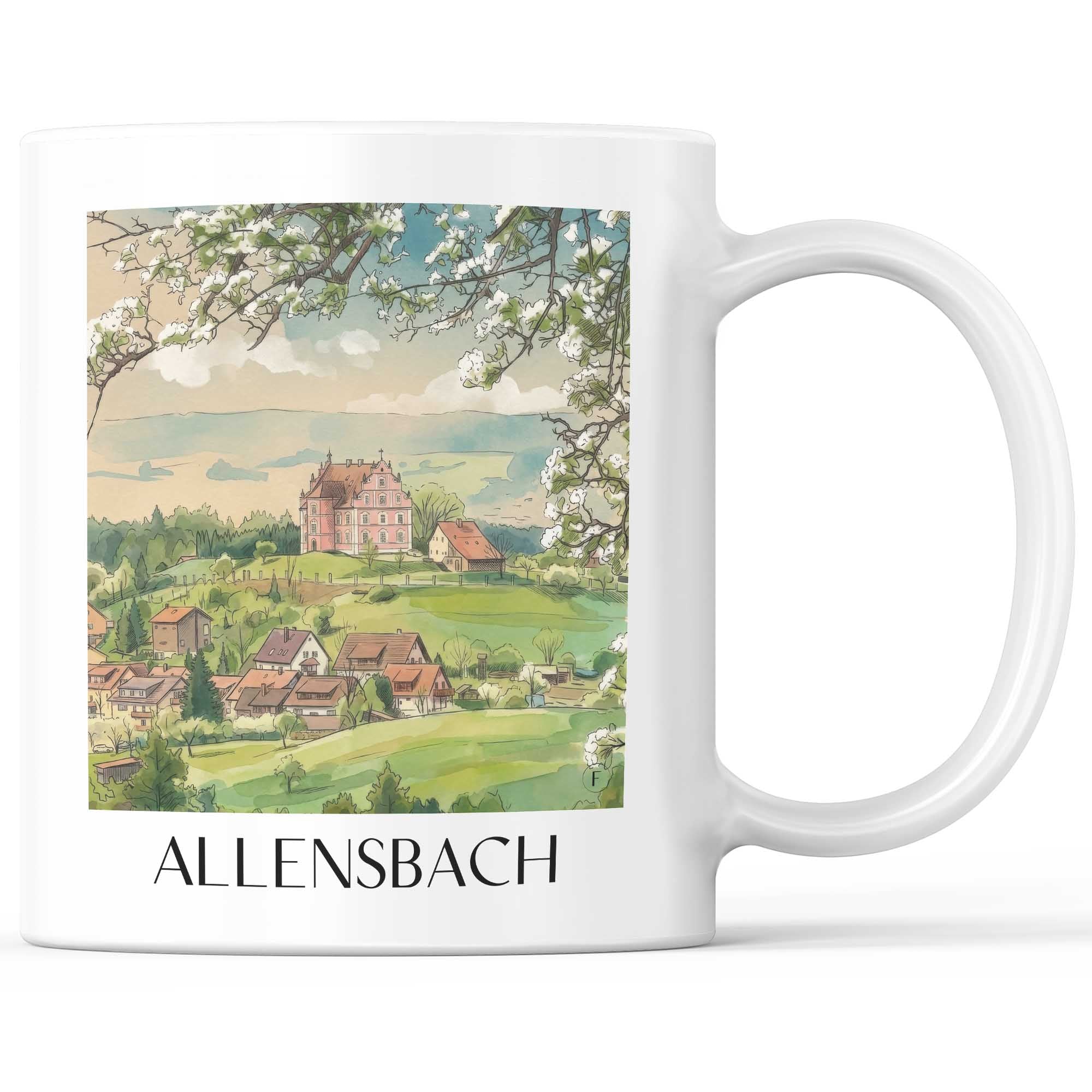 allensbach-bodensee-deutschland-kaffeebecher-aquarell