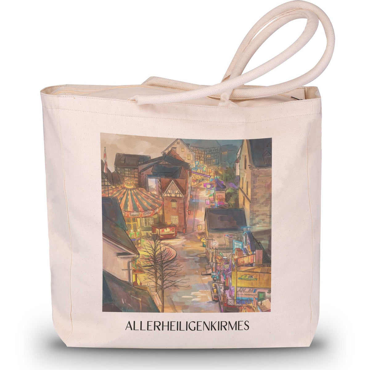 allerheiligenkirmes-soest-deutschland-einkaufstasche-aquarell