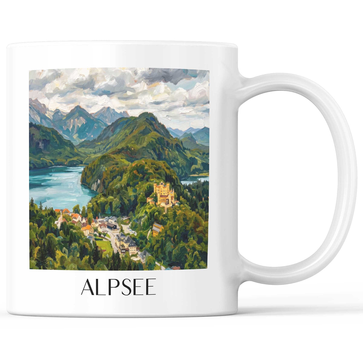 alpsee-ostallgäu-deutschland-kaffeebecher-oil-painting-oelgemaelde