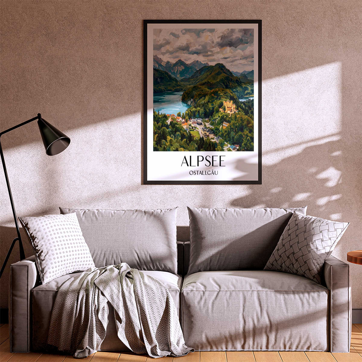 alpsee-ostallgäu-deutschland-poster-oil-painting-oelgemaelde