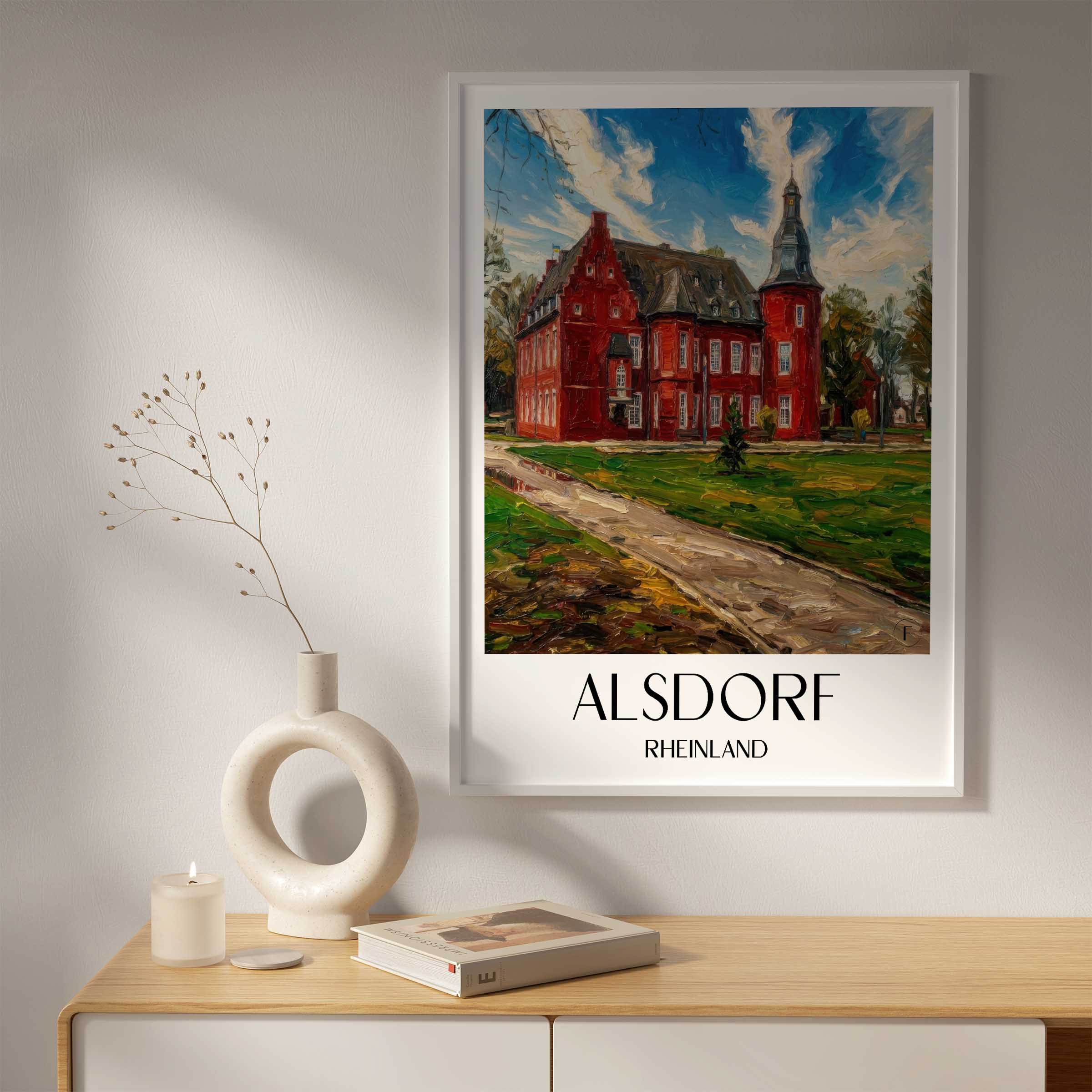 alsdorf-rheinland-deutschland-poster-oil-painting-oelgemaelde