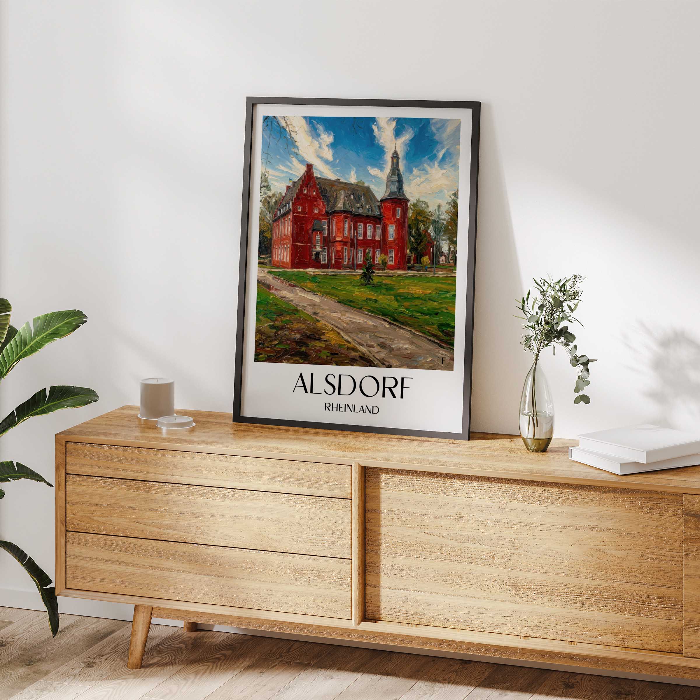 alsdorf-rheinland-deutschland-poster-oil-painting-oelgemaelde
