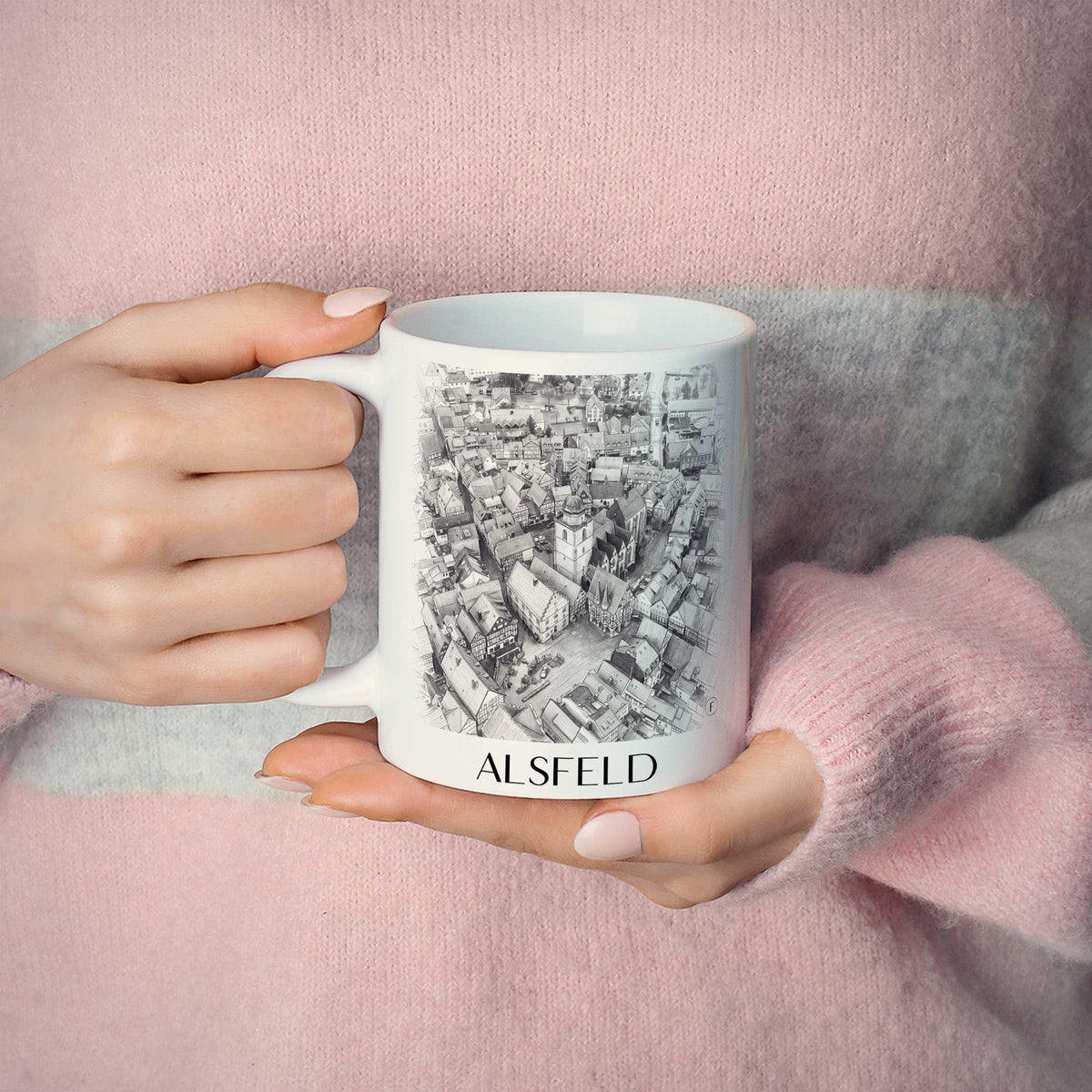 alsfeld-hessen-deutschland-kaffeebecher-bleistift-zeichnung-drawing