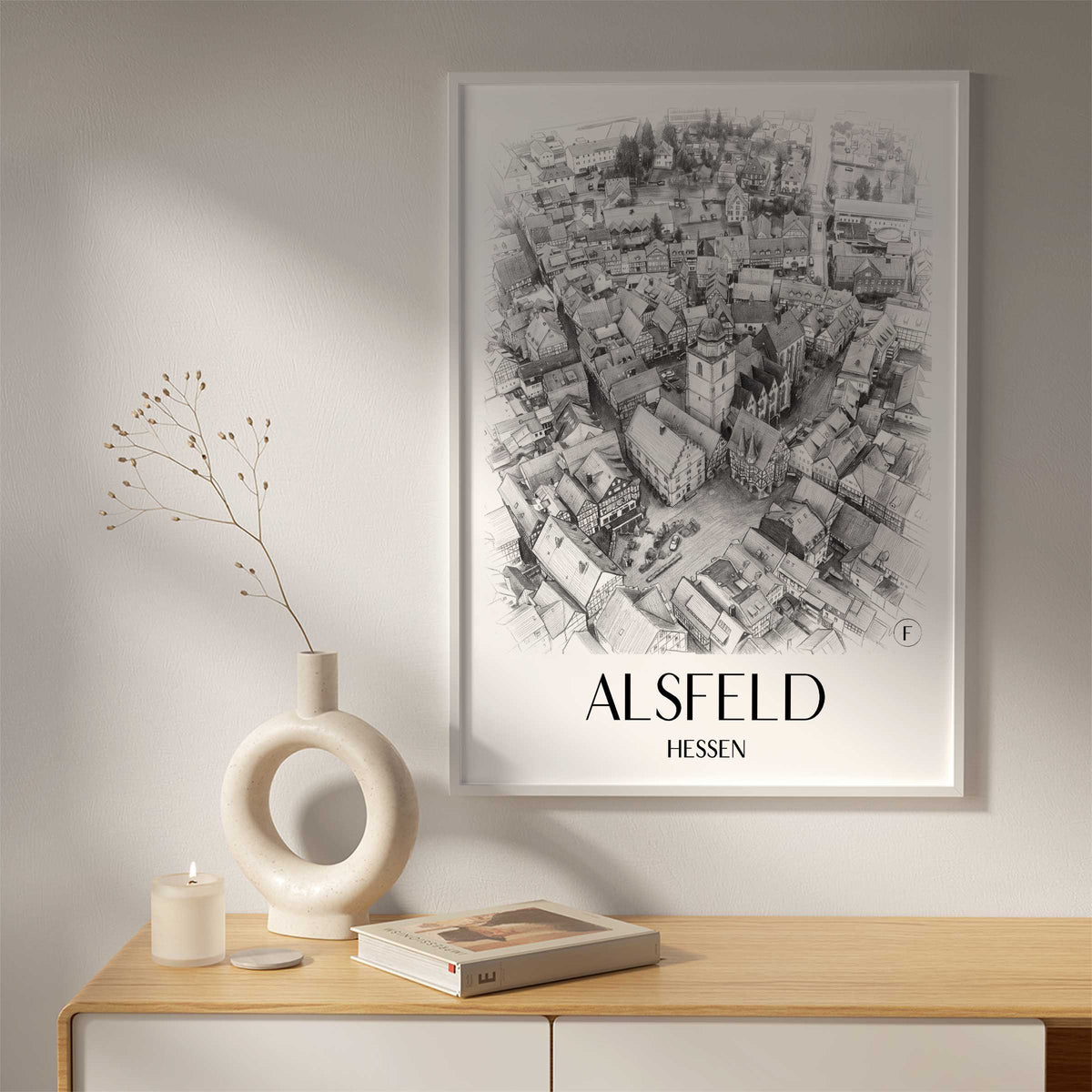 alsfeld-hessen-deutschland-poster-bleistift-zeichnung-drawing