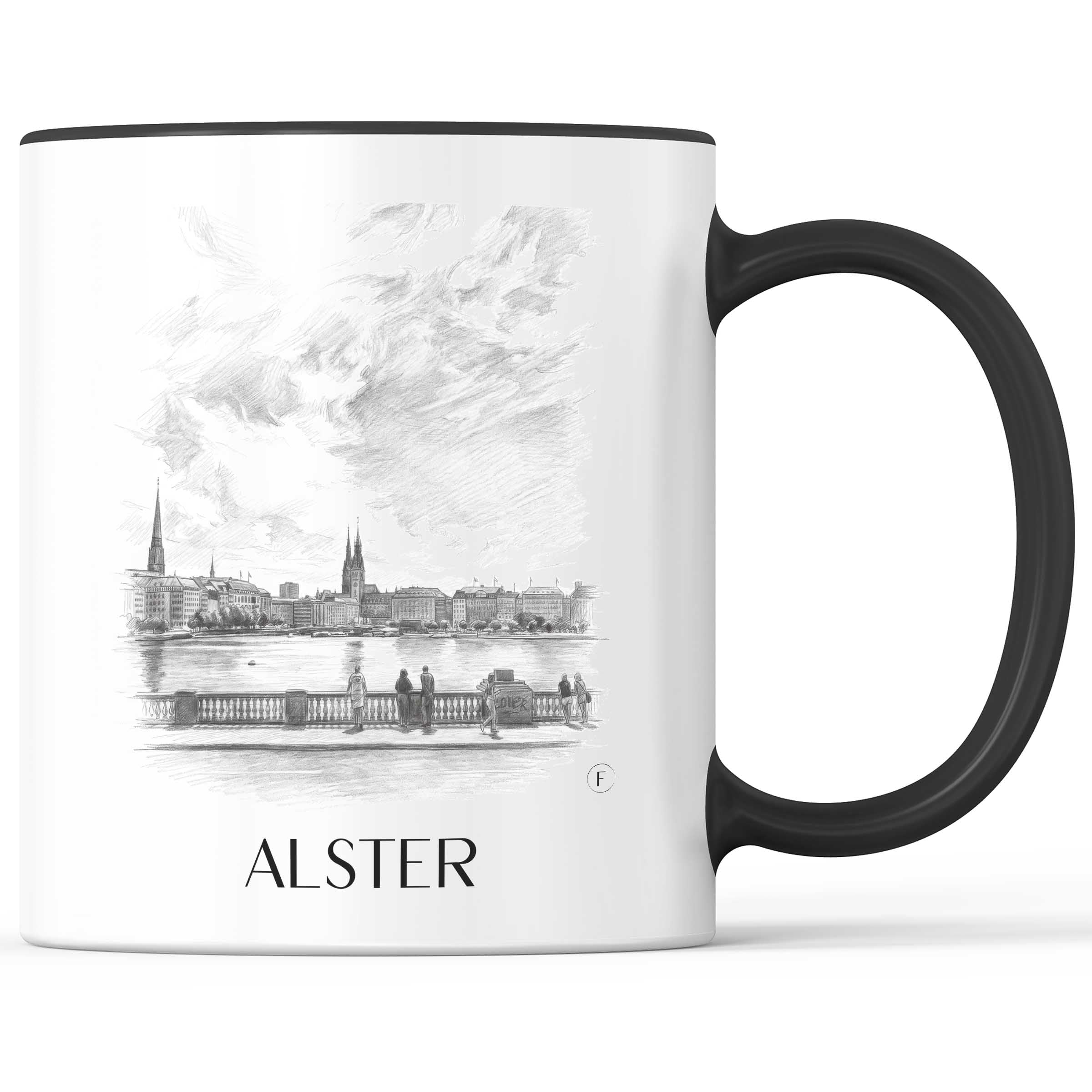 alster-hamburg-deutschland-kaffeebecher-bleistift-zeichnung-drawing
