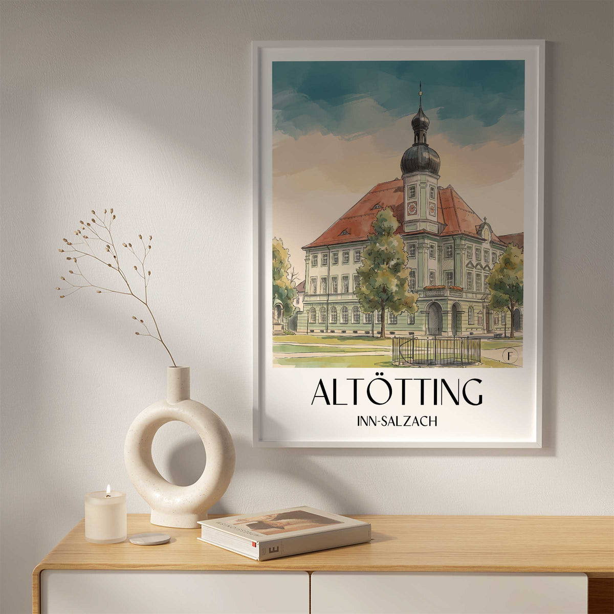 altötting-inn-salzach-deutschland-poster-aquarell