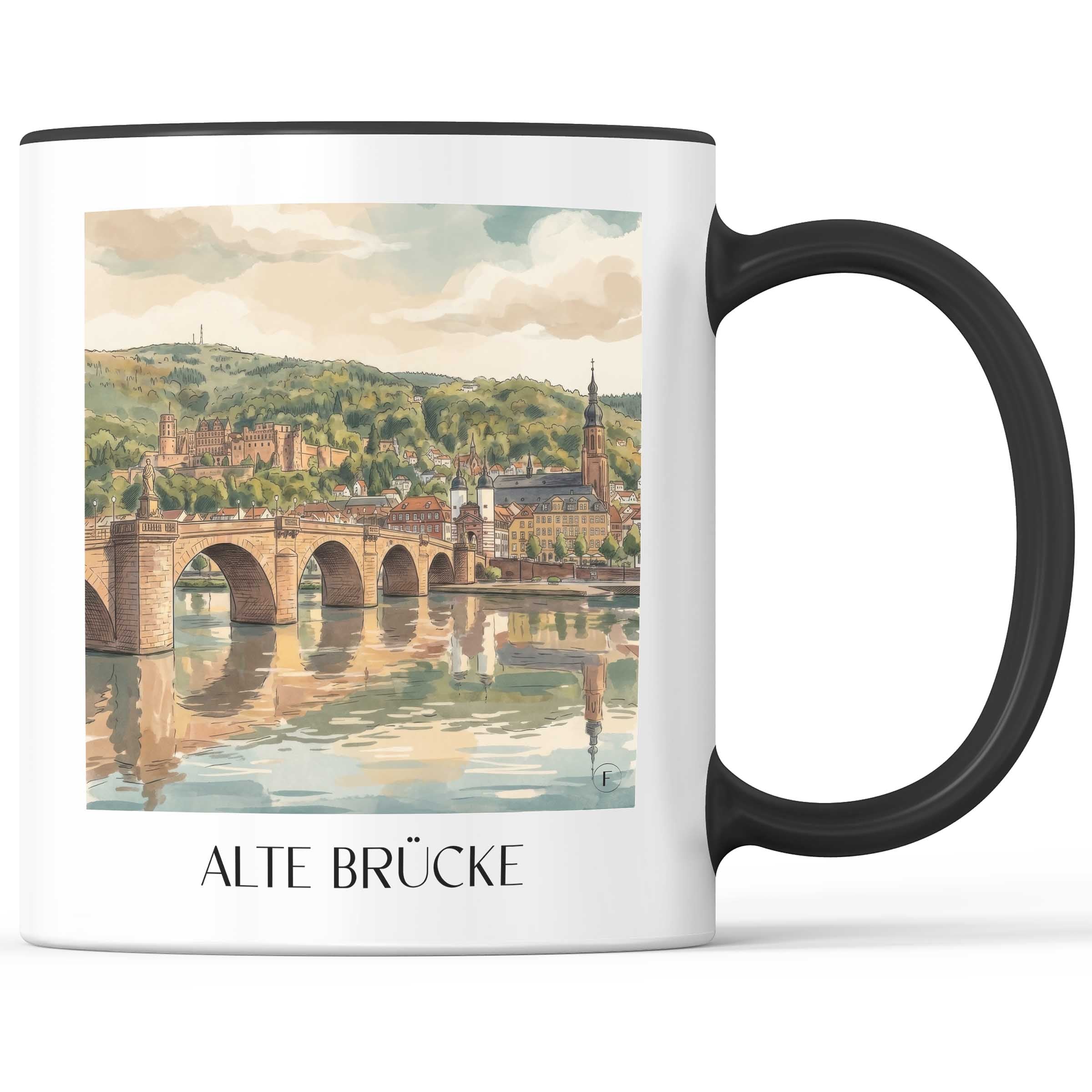 alte-brücke-heidelberg-deutschland-kaffeebecher-aquarell