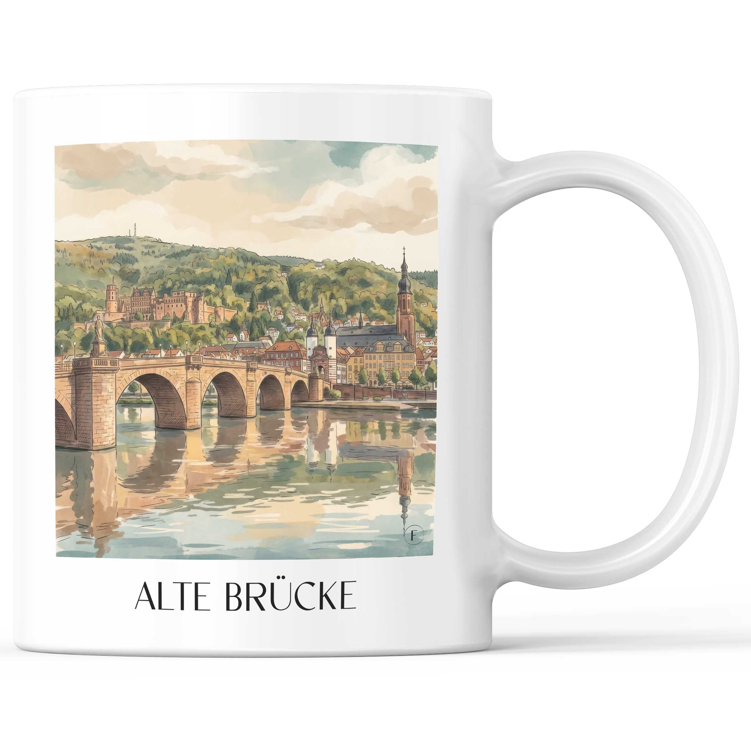 alte-brücke-heidelberg-deutschland-kaffeebecher-aquarell