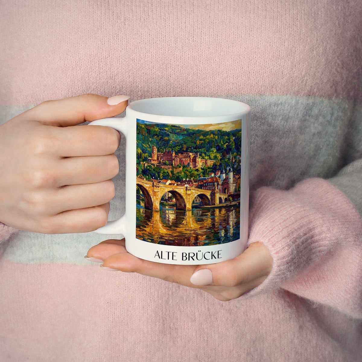 alte-brücke-heidelberg-deutschland-kaffeebecher-oil-painting-oelgemaelde