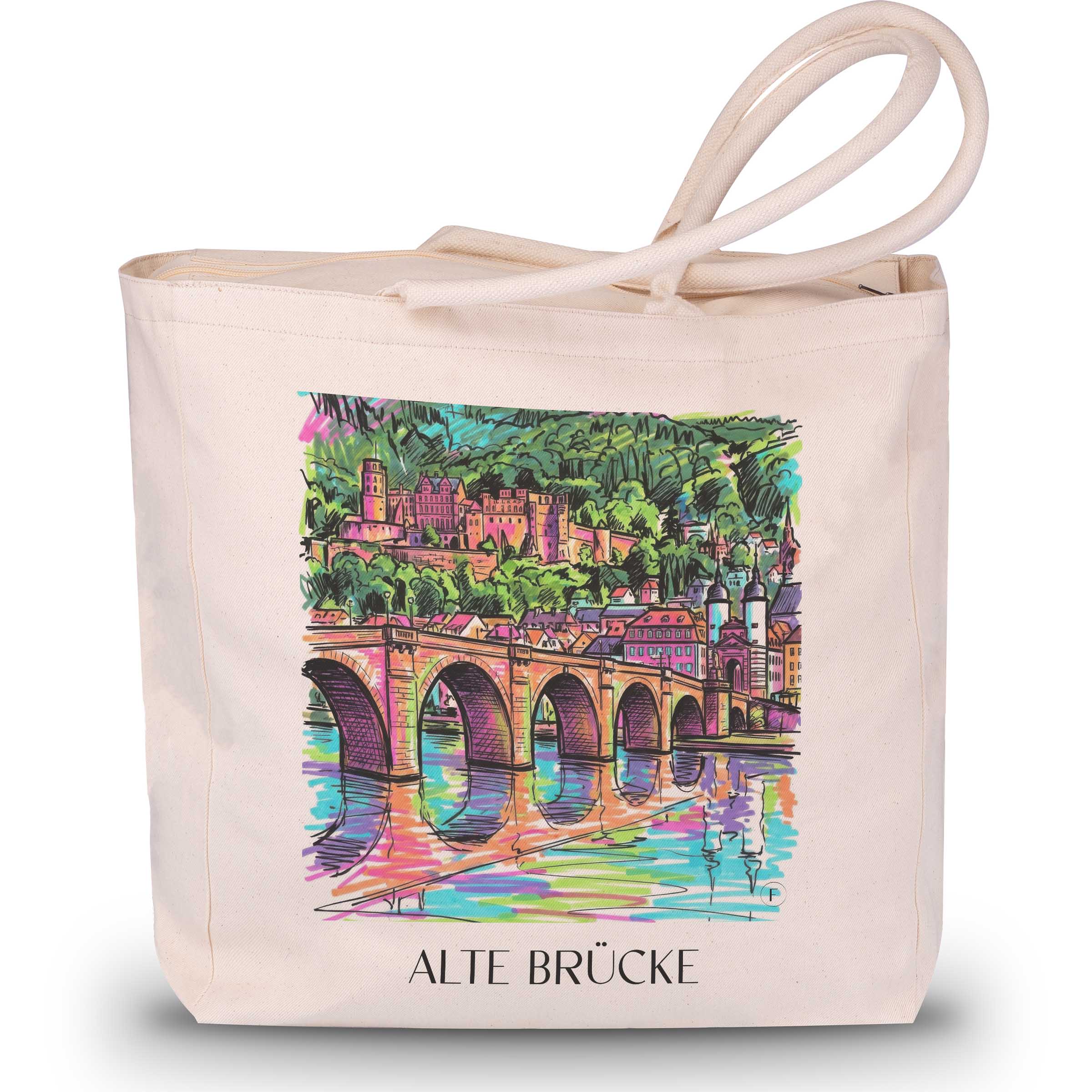 alte-brücke-heidelberg-deutschland-einkaufstasche-graffiti