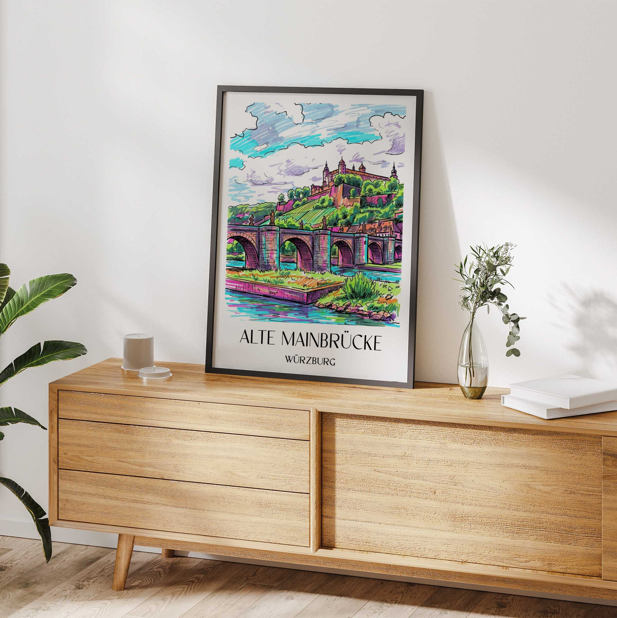 alte-mainbrücke-würzburg-deutschland-poster-graffiti