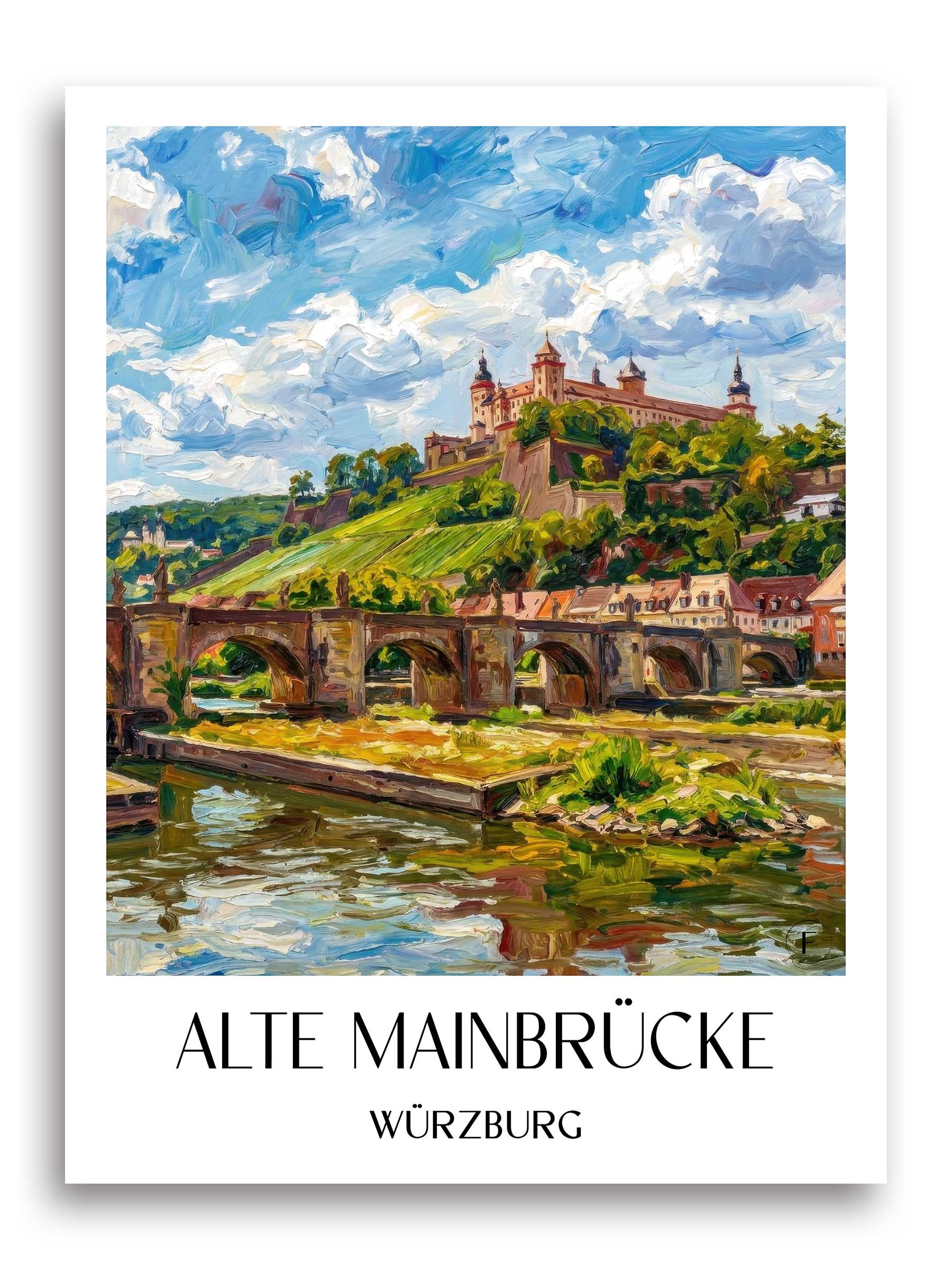 alte-mainbrücke-würzburg-deutschland-poster-oil-painting-oelgemaelde