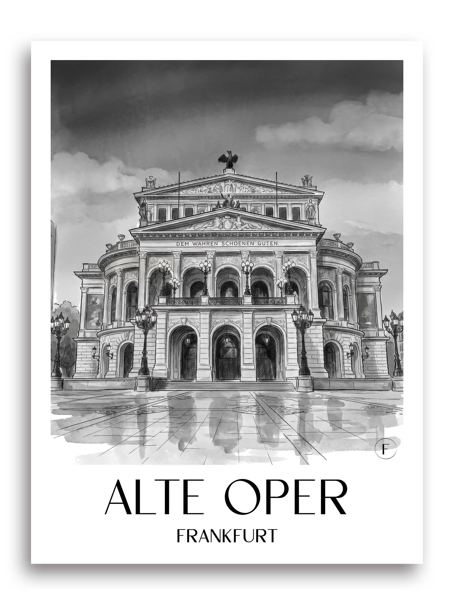 alte-oper-frankfurt-deutschland-poster-aquarell-schwarz-weiss