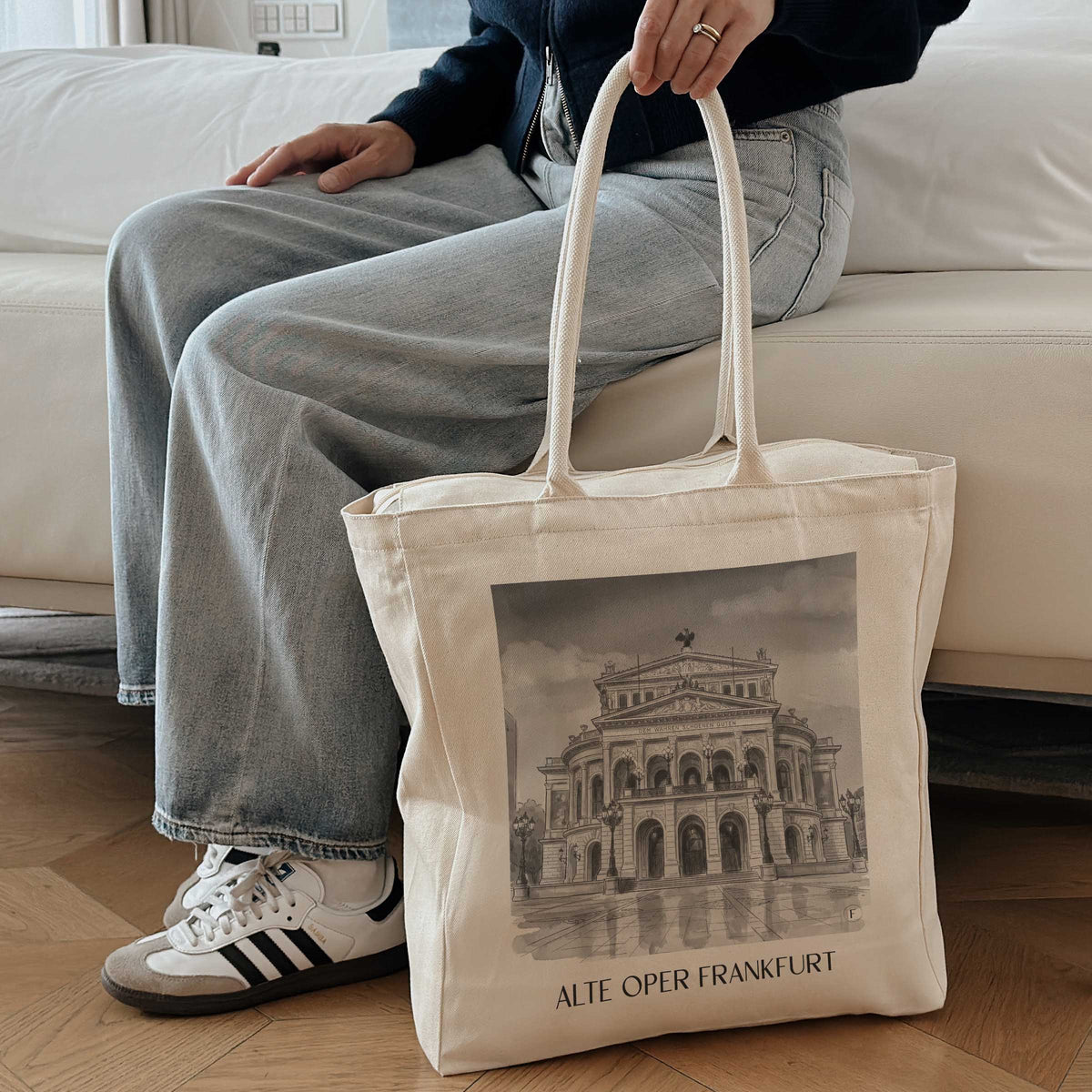 alte-oper-frankfurt-deutschland-einkaufstasche-aquarell-schwarz-weiss