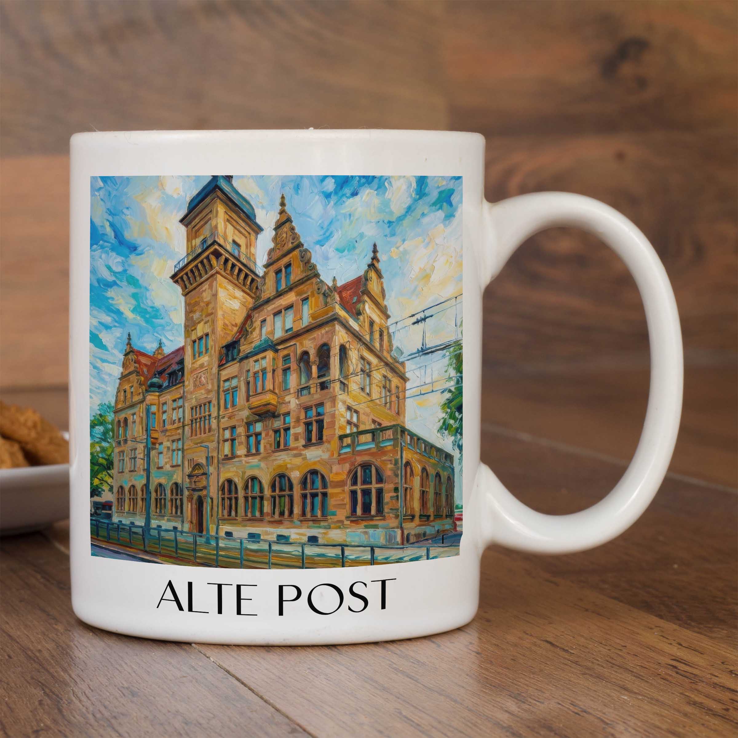 alte-post-heilbronn-deutschland-kaffeebecher-oil-painting-oelgemaelde