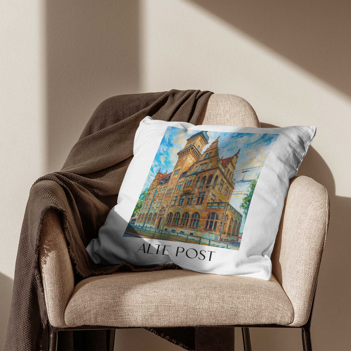 alte-post-heilbronn-deutschland-kissenbezug-oil-painting-oelgemaelde