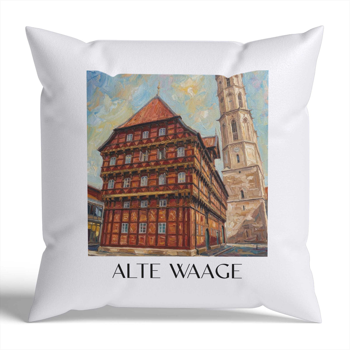 alte-waage-braunschweig-deutschland-kissenbezug-oil-painting-oelgemaelde