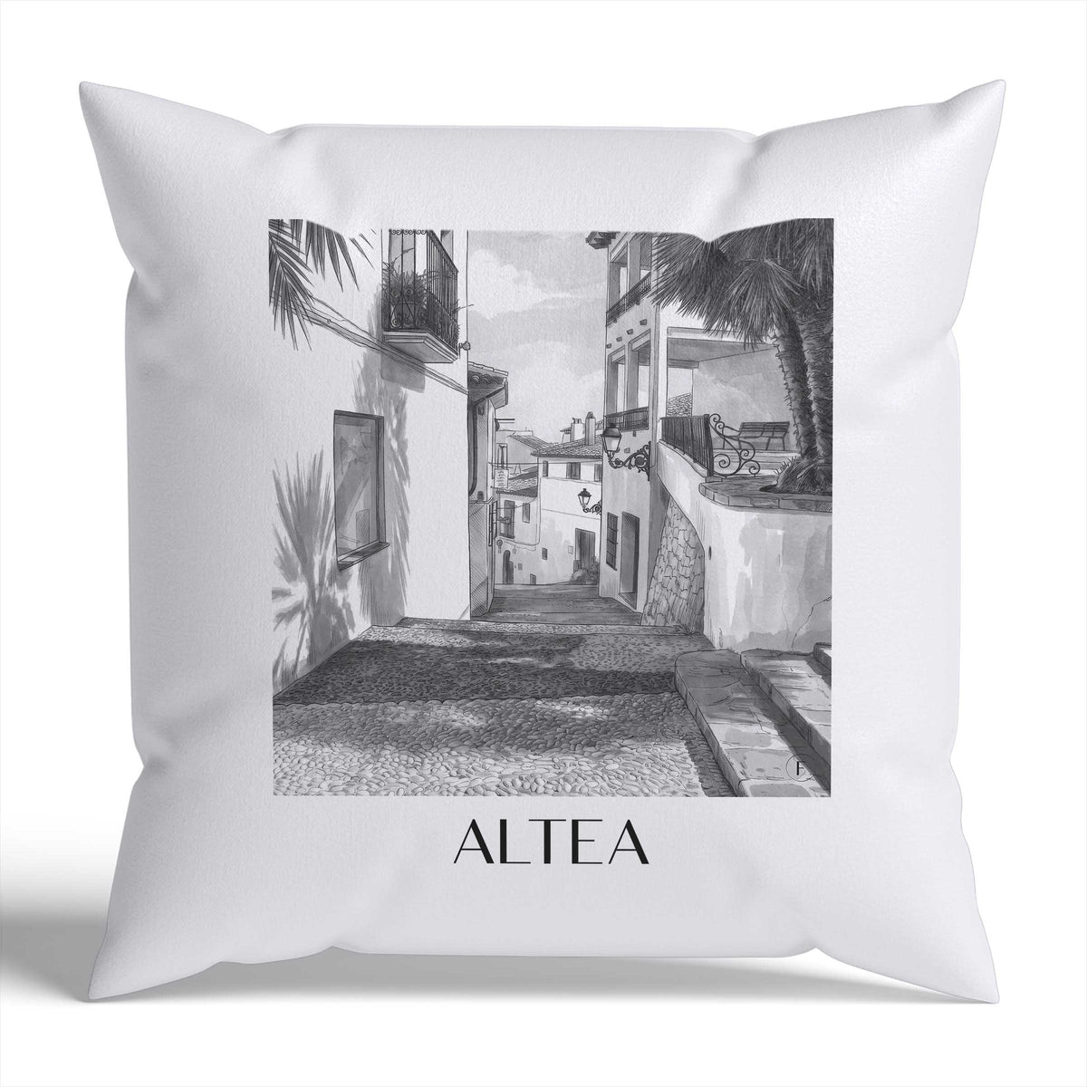 altea-spanien-spanien-kissenbezug-aquarell-schwarz-weiss