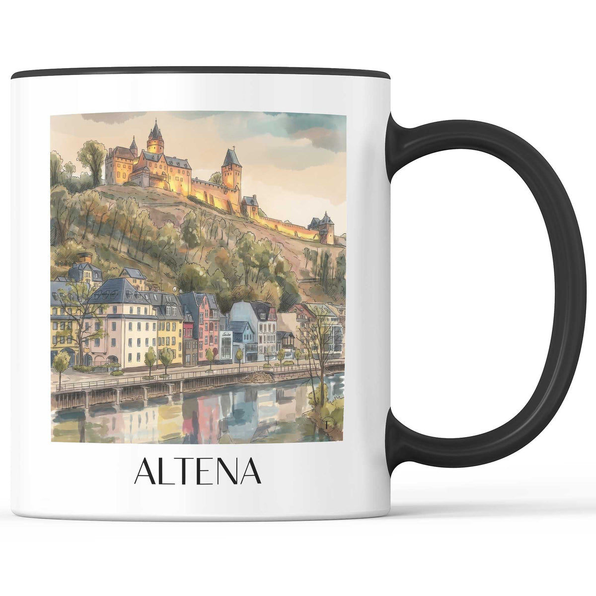 altena-sauerland-deutschland-kaffeebecher-aquarell