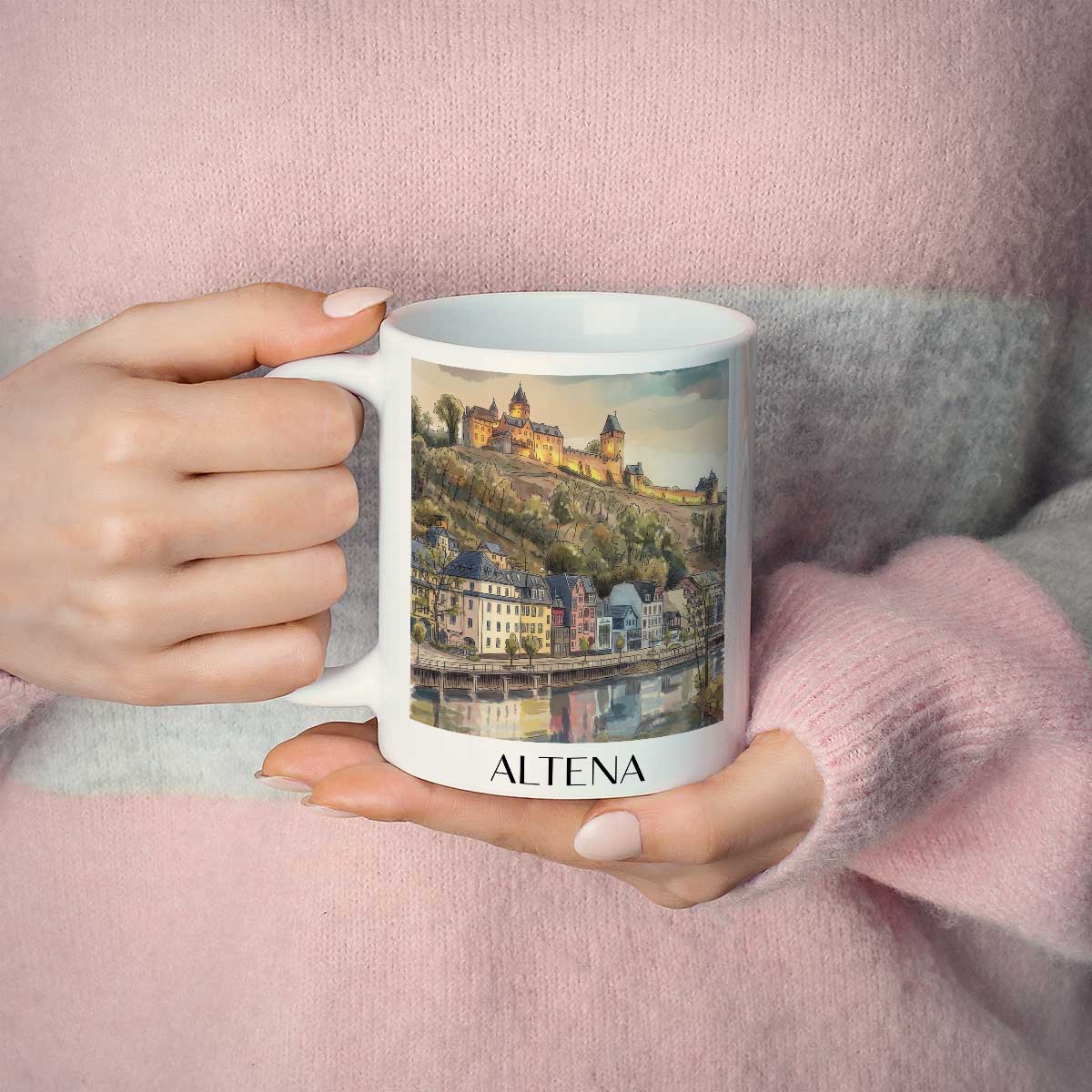 altena-sauerland-deutschland-kaffeebecher-aquarell