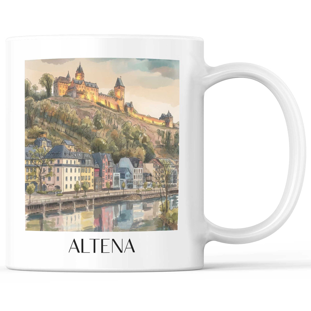 altena-sauerland-deutschland-kaffeebecher-aquarell