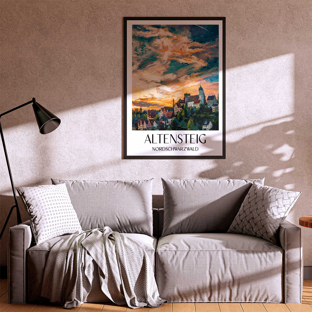 altensteig-nordschwarzwald-deutschland-poster-oil-painting-oelgemaelde