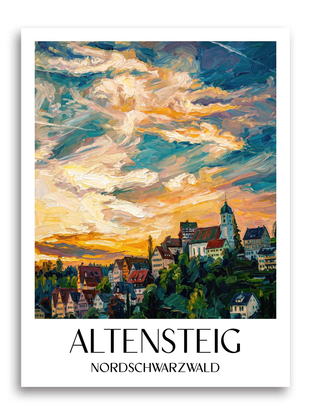 altensteig-nordschwarzwald-deutschland-poster-oil-painting-oelgemaelde