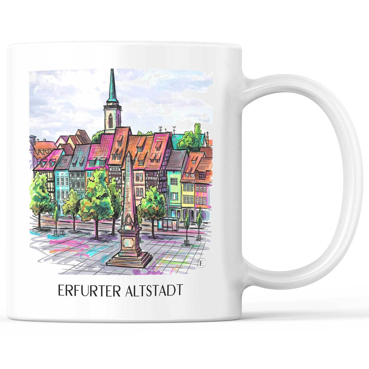 altstadt-erfurt-deutschland-kaffeebecher-graffiti