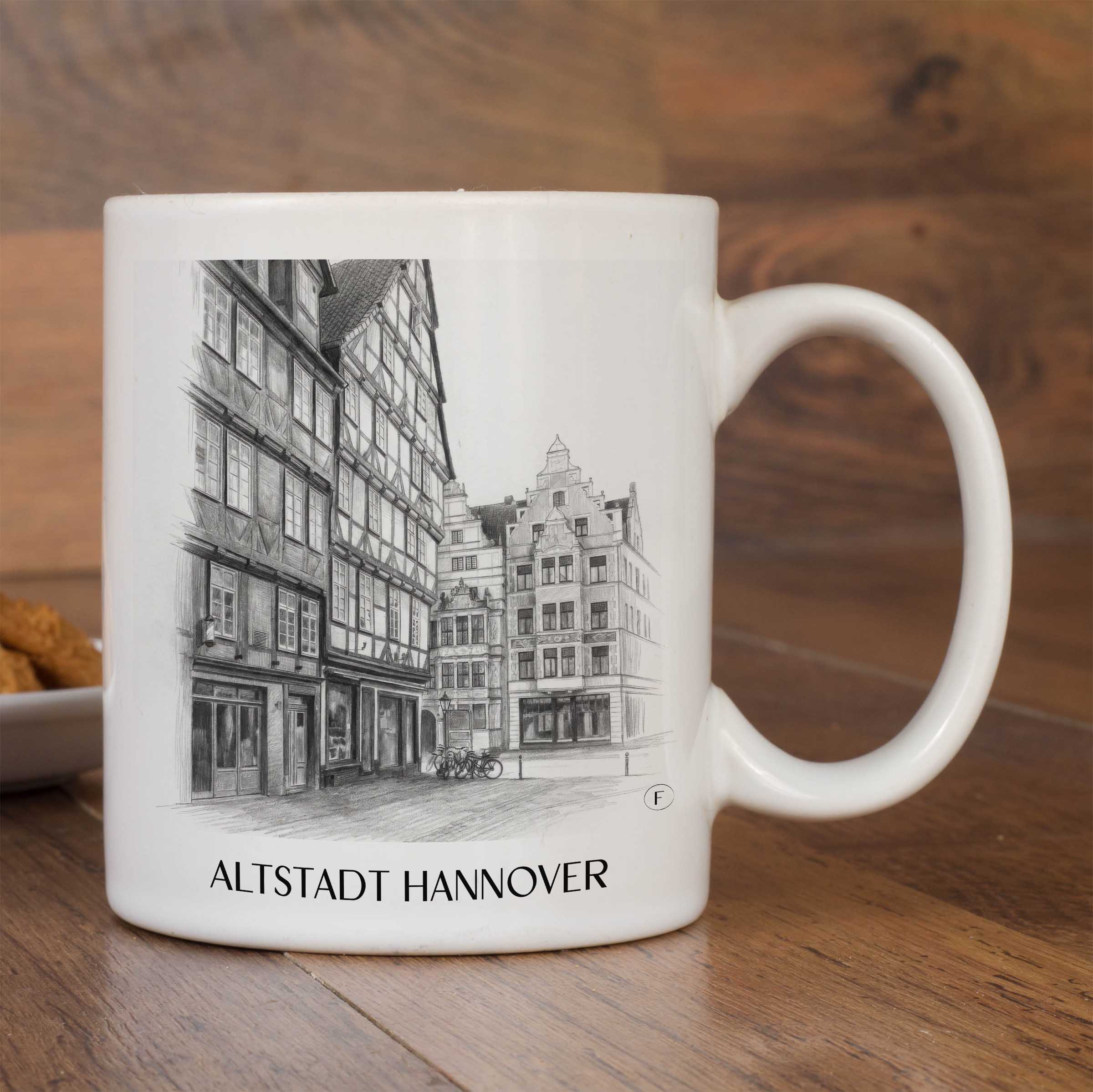 altstadt-hannover-deutschland-kaffeebecher-bleistift-zeichnung-drawing