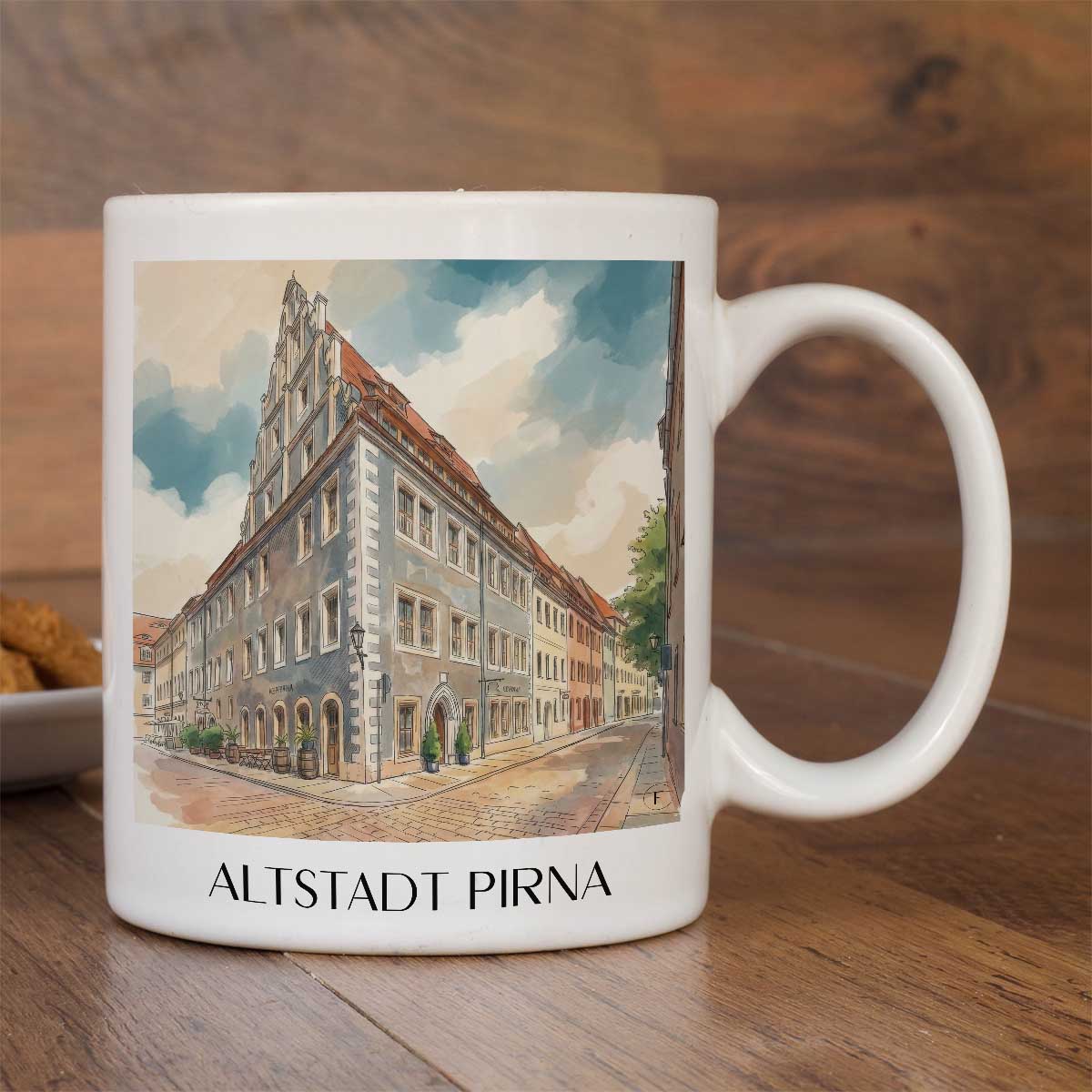 altstadt-pirna-deutschland-kaffeebecher-aquarell