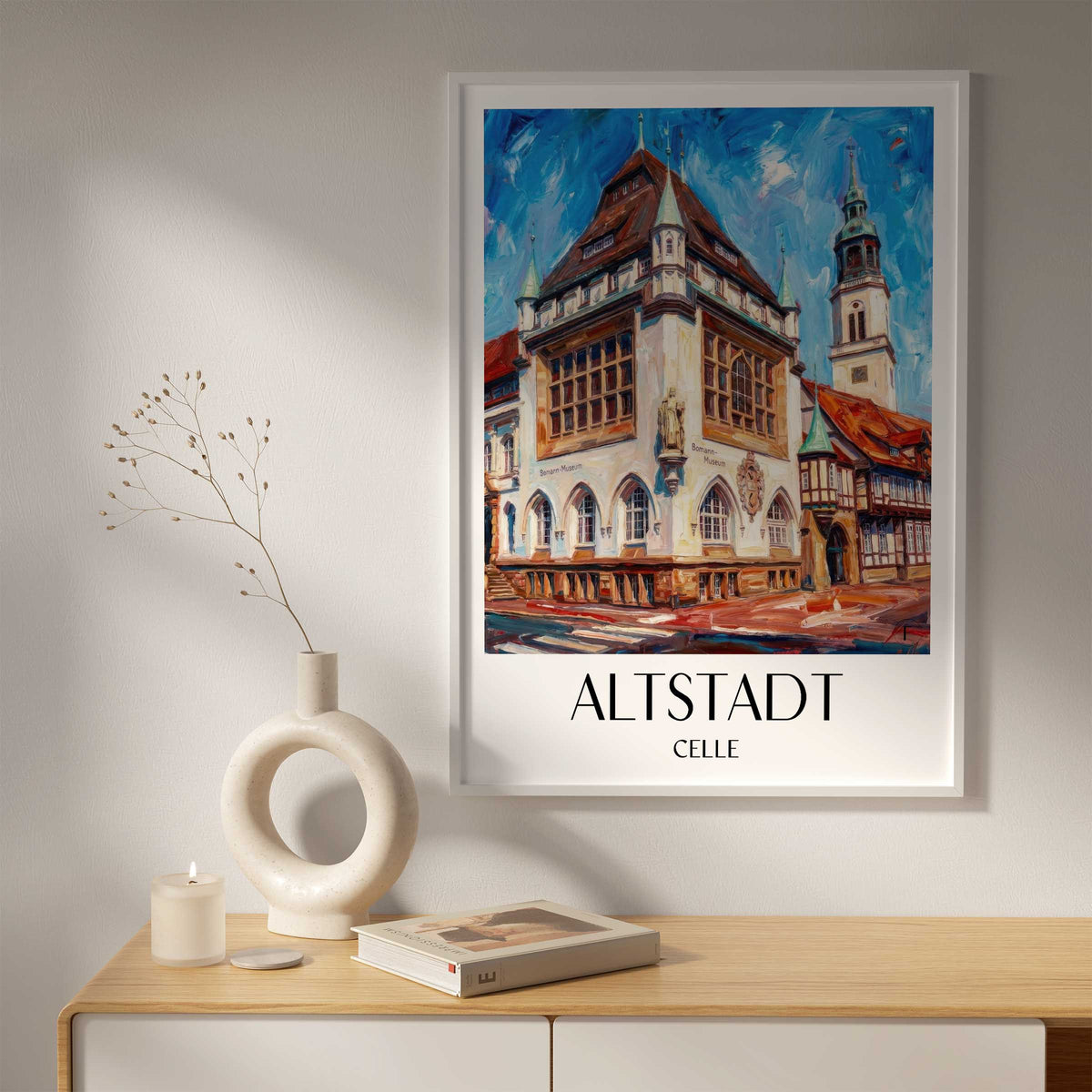 altstadt-celle-deutschland-poster-oil-painting-oelgemaelde