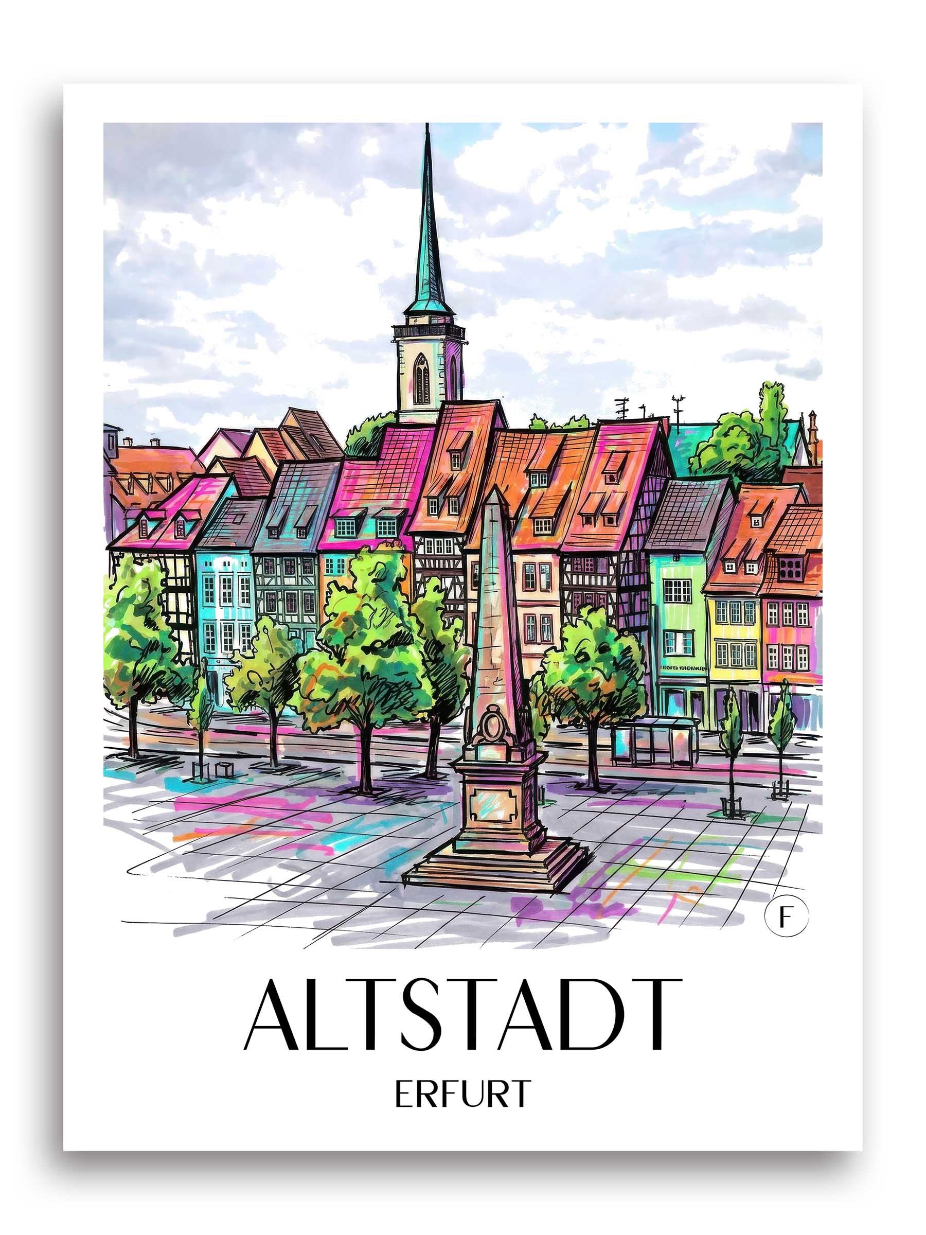 altstadt-erfurt-deutschland-poster-graffiti
