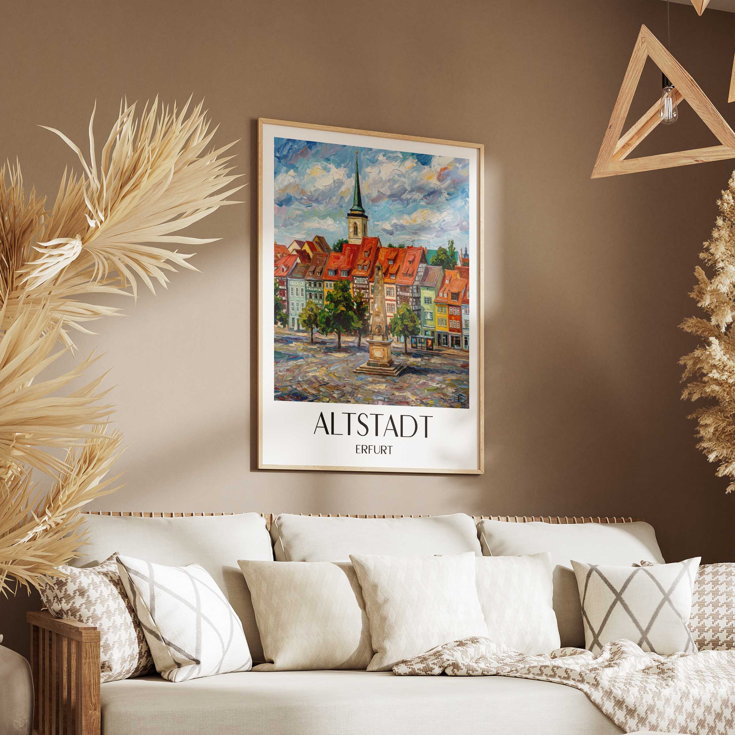 altstadt-erfurt-deutschland-poster-oil-painting-oelgemaelde