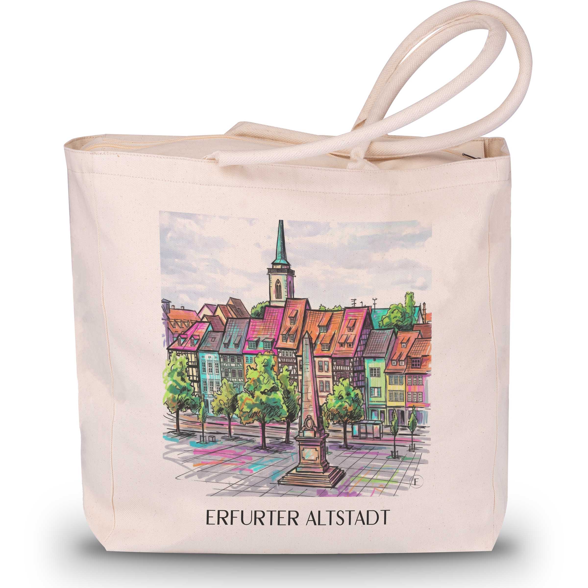 altstadt-erfurt-deutschland-einkaufstasche-graffiti