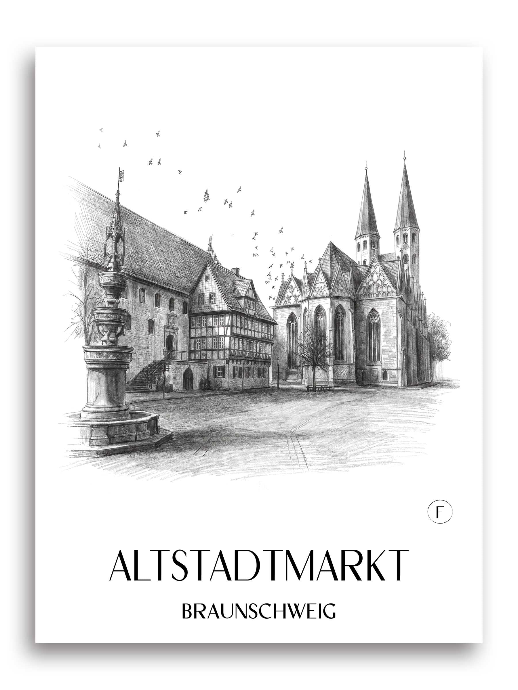 altstadtmarkt-braunschweig-deutschland-poster-bleistift-zeichnung-drawing