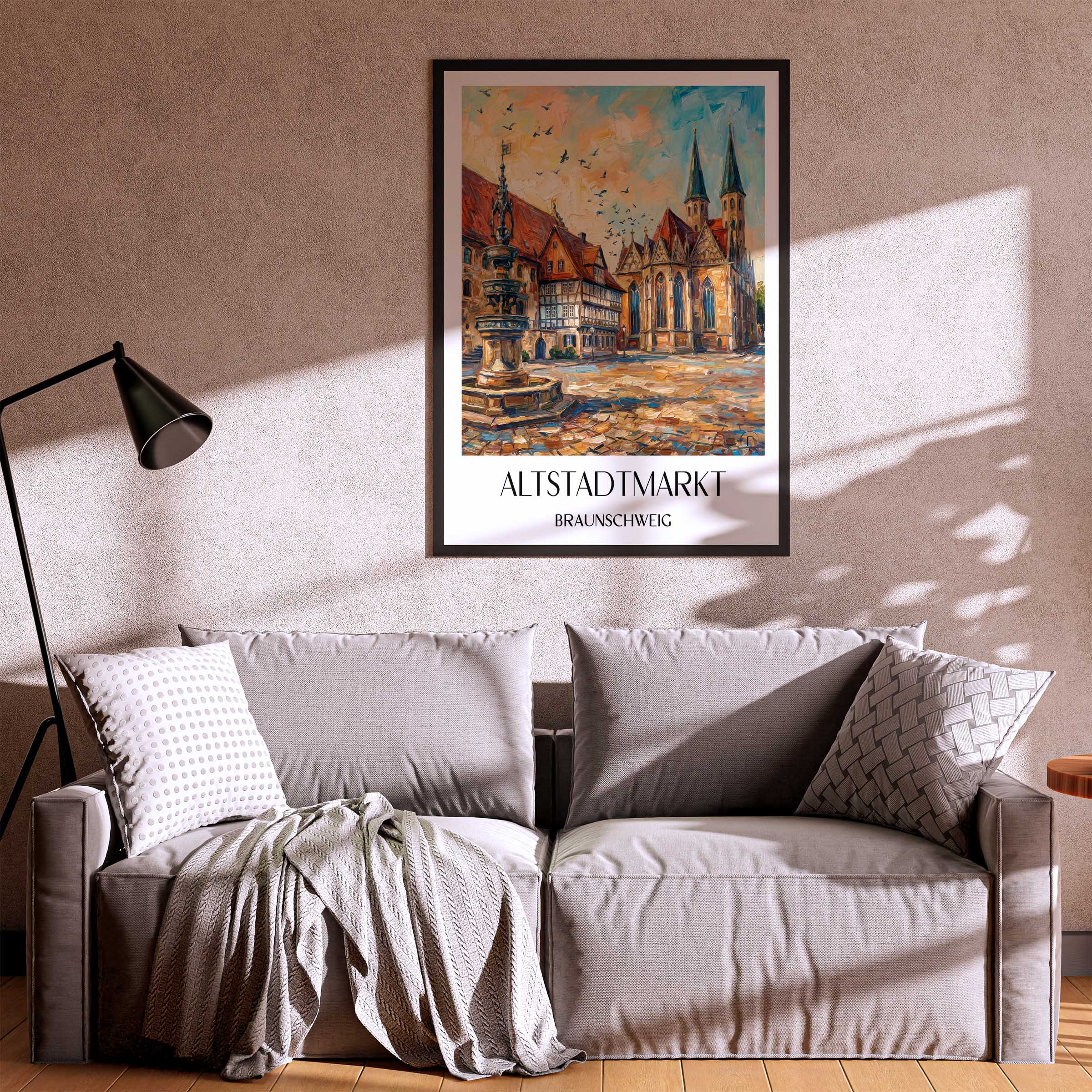 altstadtmarkt-braunschweig-deutschland-poster-oil-painting-oelgemaelde